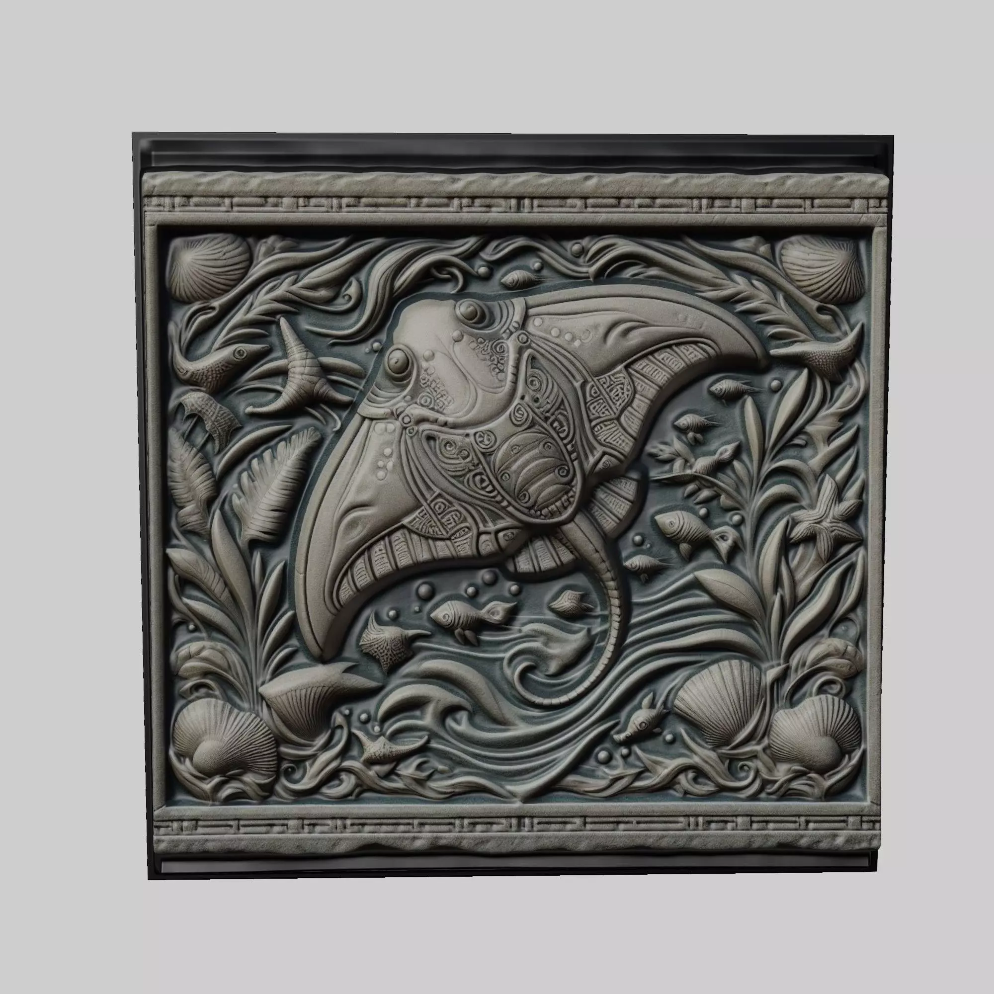 Stingray Animal 3D print model