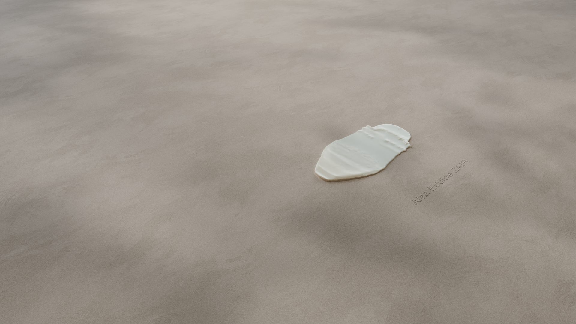 Paint And Cosmetic Cream Smears And Smudges  FBX 3D Models 3D model_8