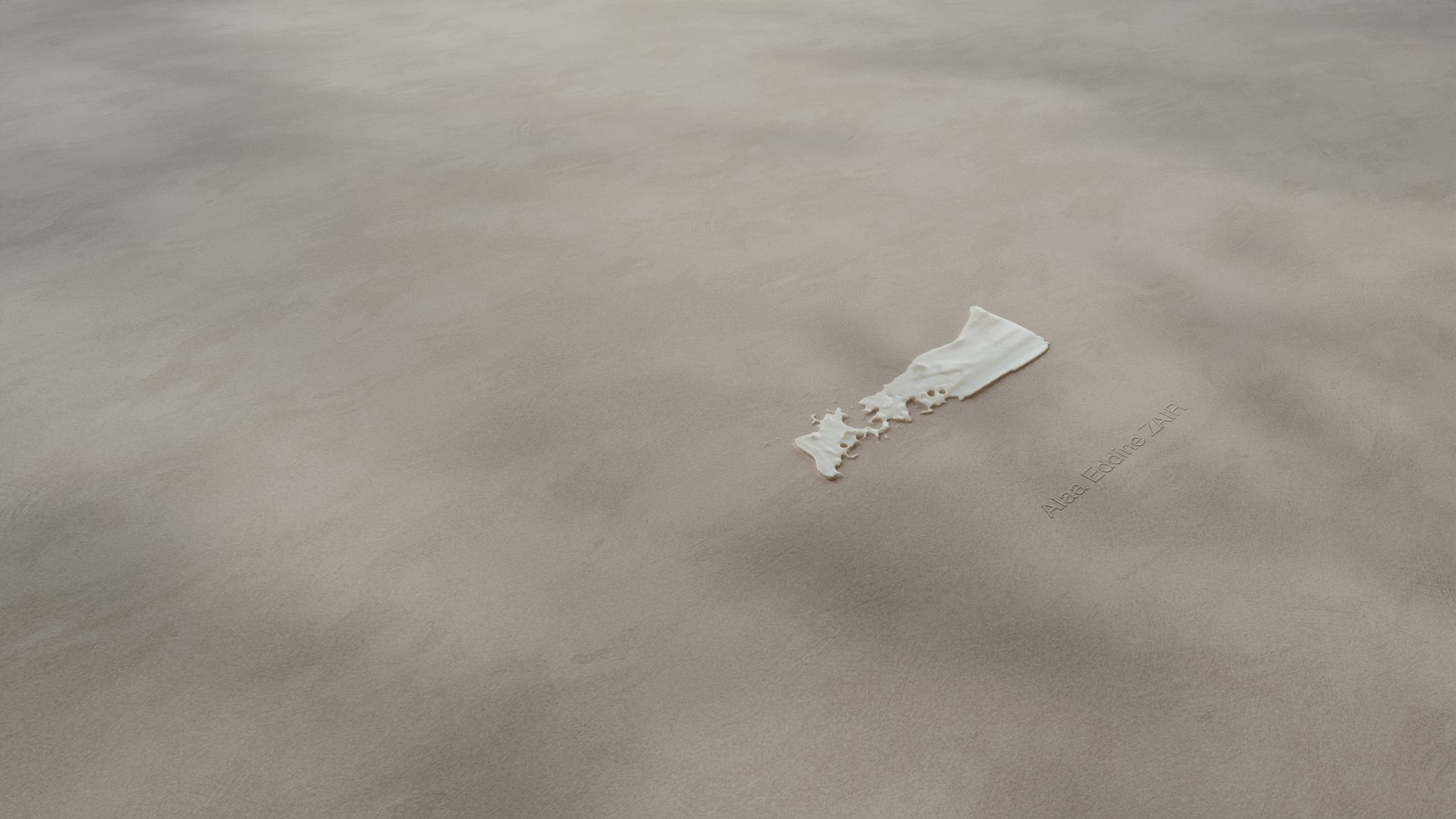 Paint And Cosmetic Cream Smears And Smudges  FBX 3D Models 3D model_10