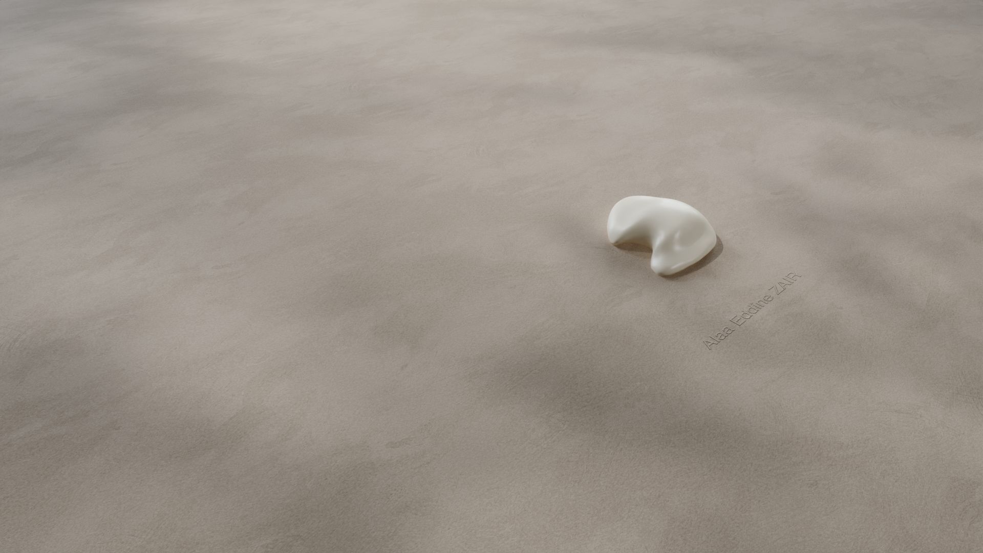 Paint And Cosmetic Cream Smears And Smudges  FBX 3D Models 3D model_11