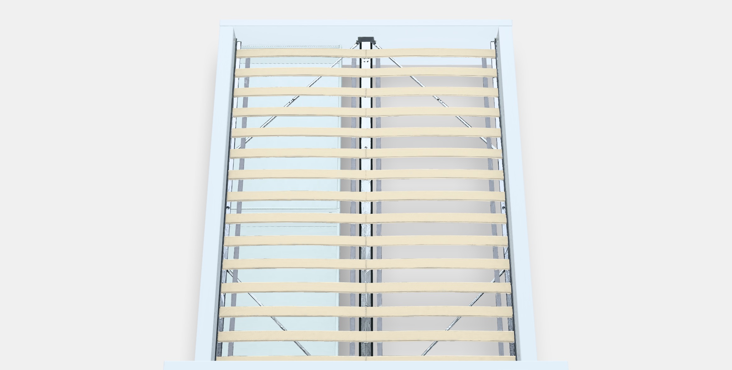 MALM Bed frame high w 2 storage boxes 6 Low-poly 3D model_4