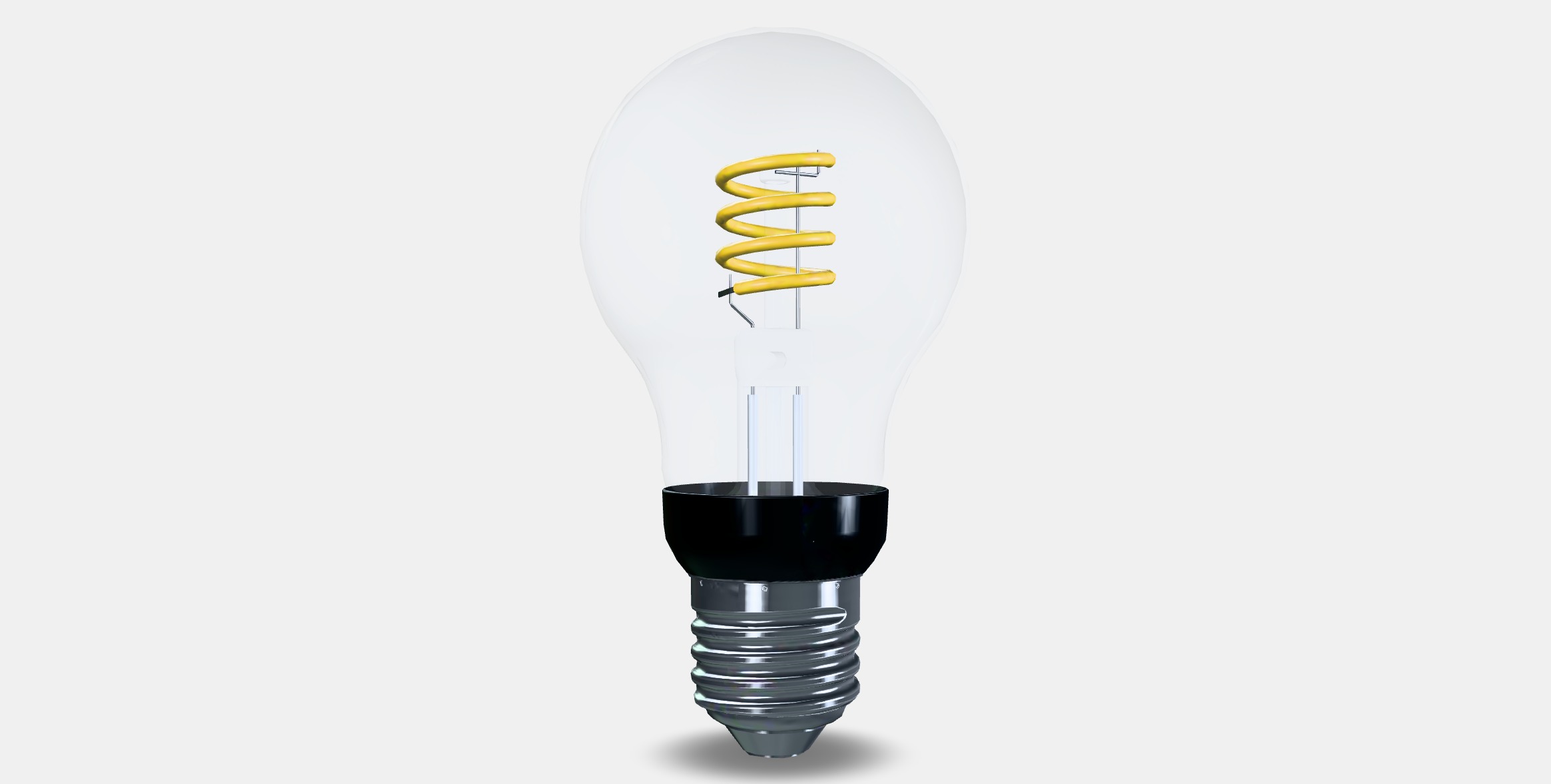 TRADFRI LED bulb E27 250 lumen Low-poly 3D model_16