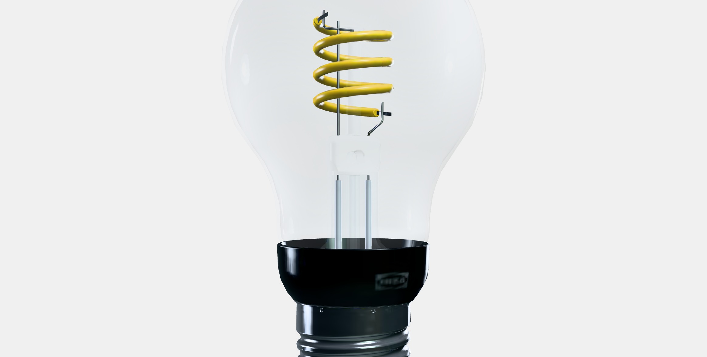 TRADFRI LED bulb E27 250 lumen Low-poly 3D model_9