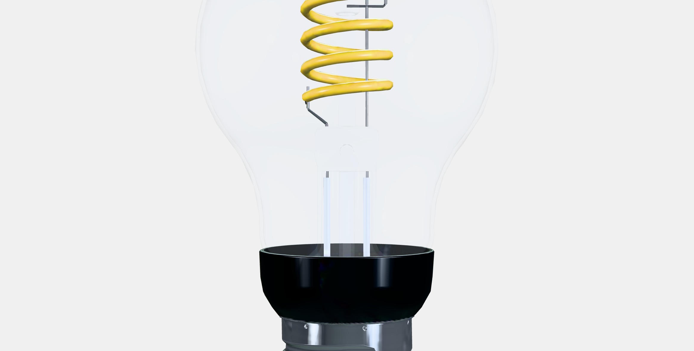 TRADFRI LED bulb E27 250 lumen Low-poly 3D model_15