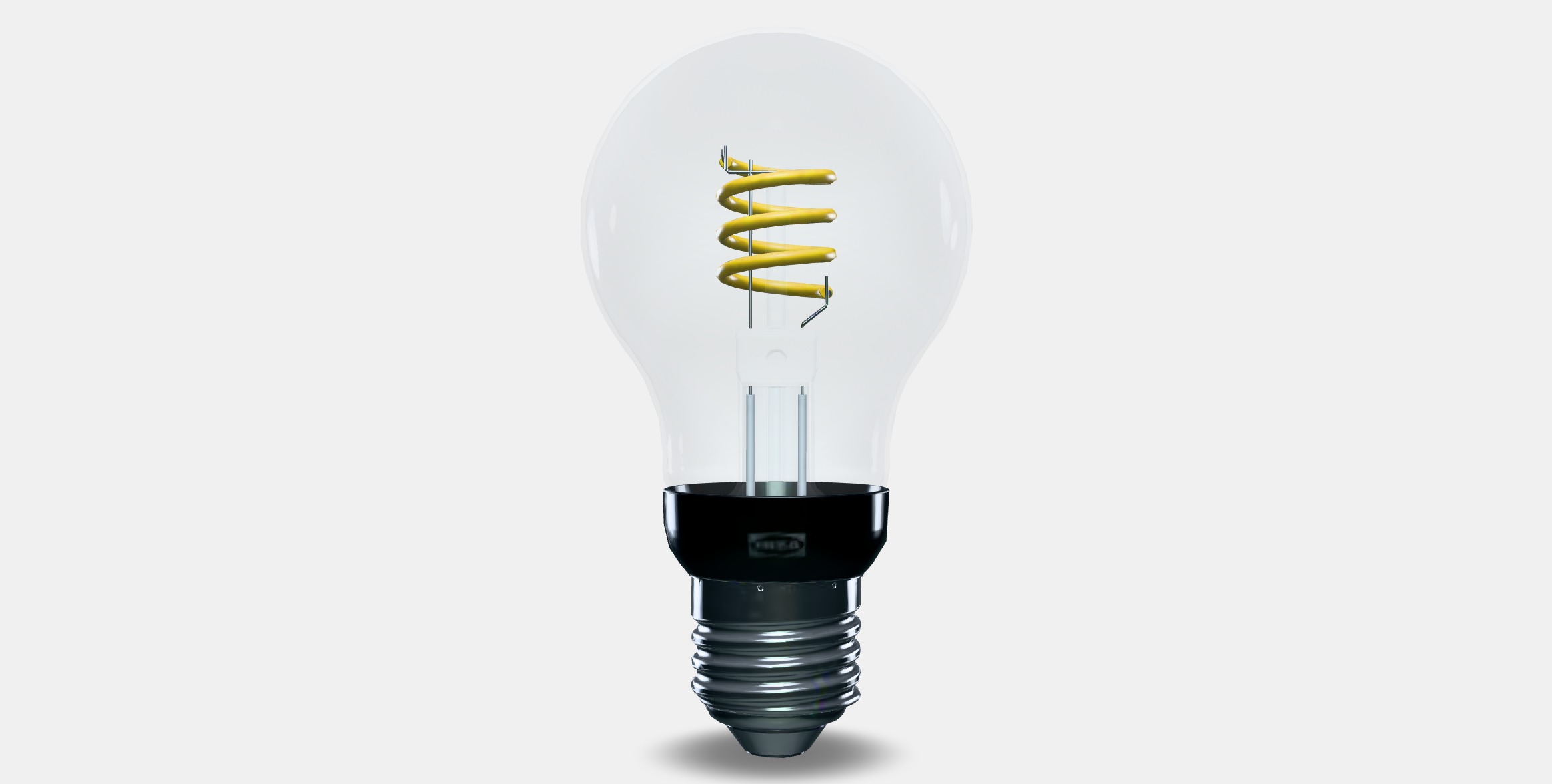 TRADFRI LED bulb E27 250 lumen Low-poly 3D model_10