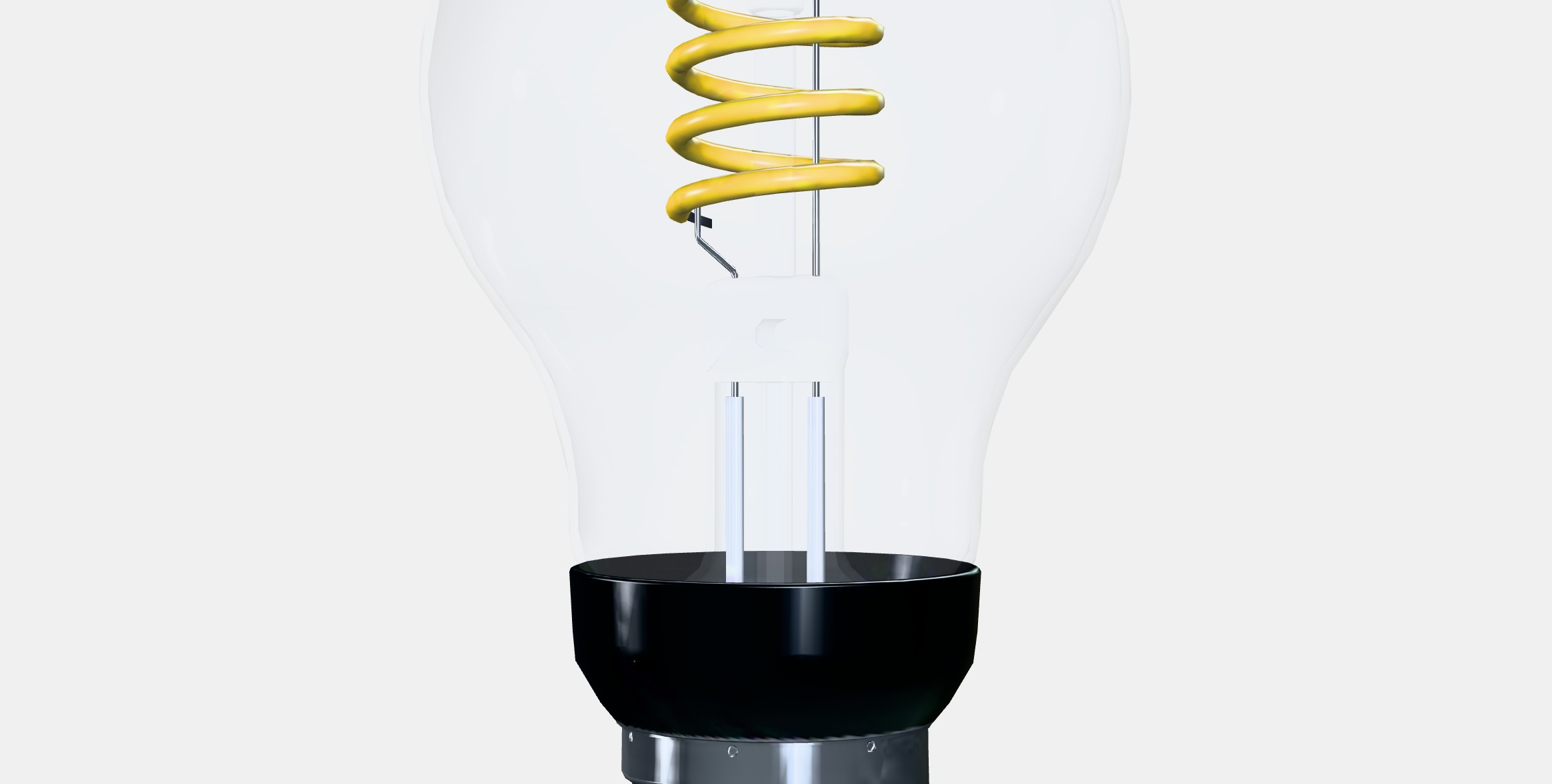 TRADFRI LED bulb E27 250 lumen Low-poly 3D model_6