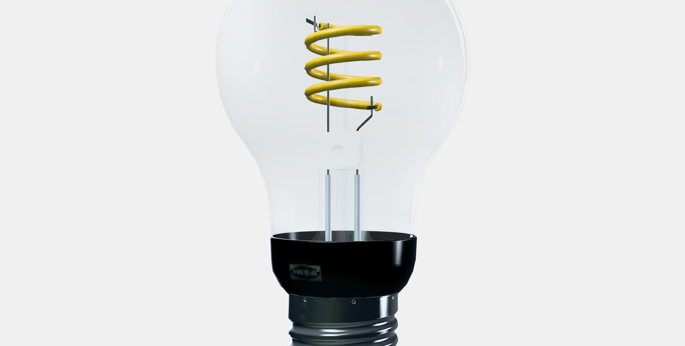 TRADFRI LED bulb E27 250 lumen Low-poly 3D model_13