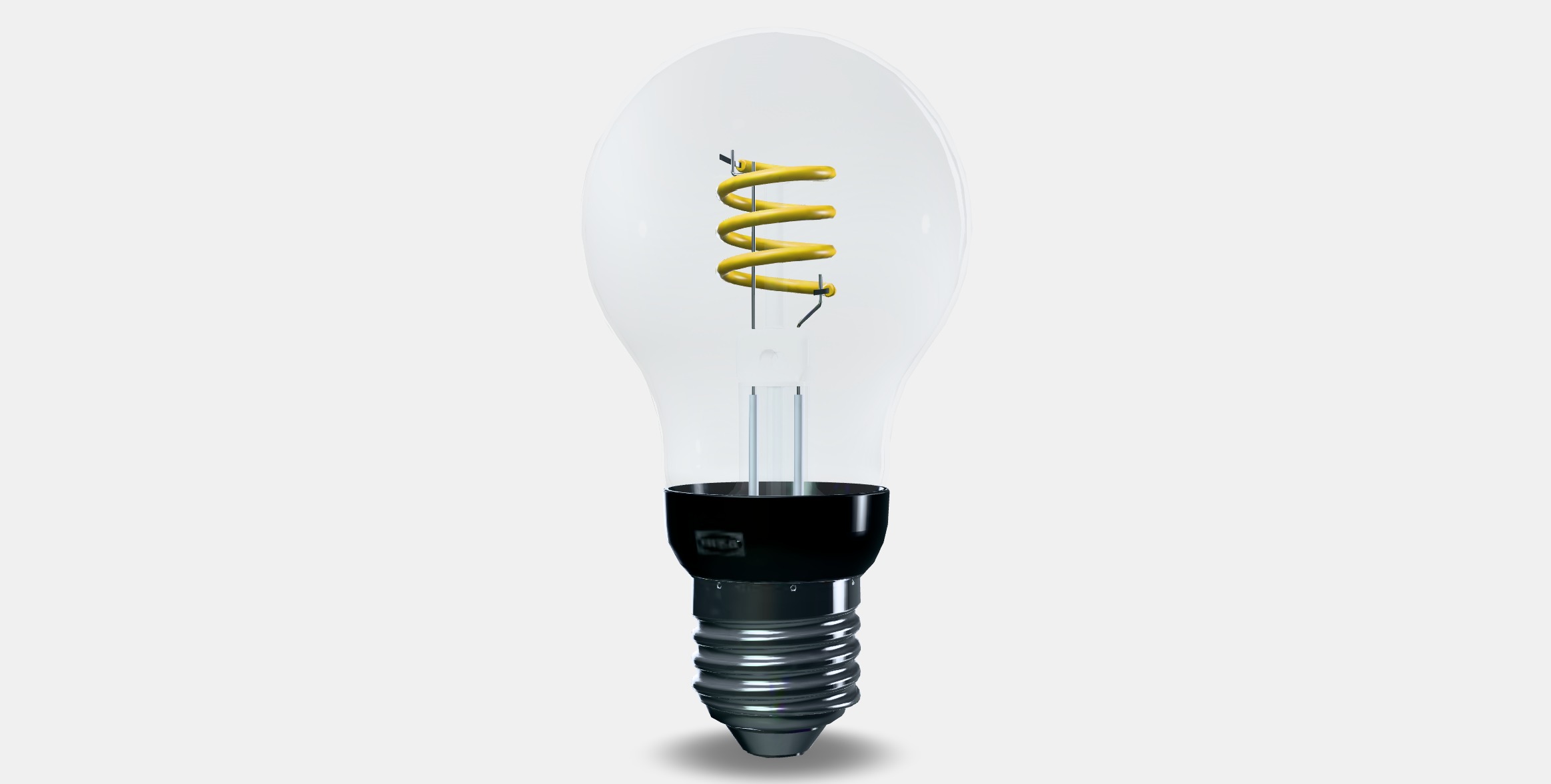 TRADFRI LED bulb E27 250 lumen Low-poly 3D model_12