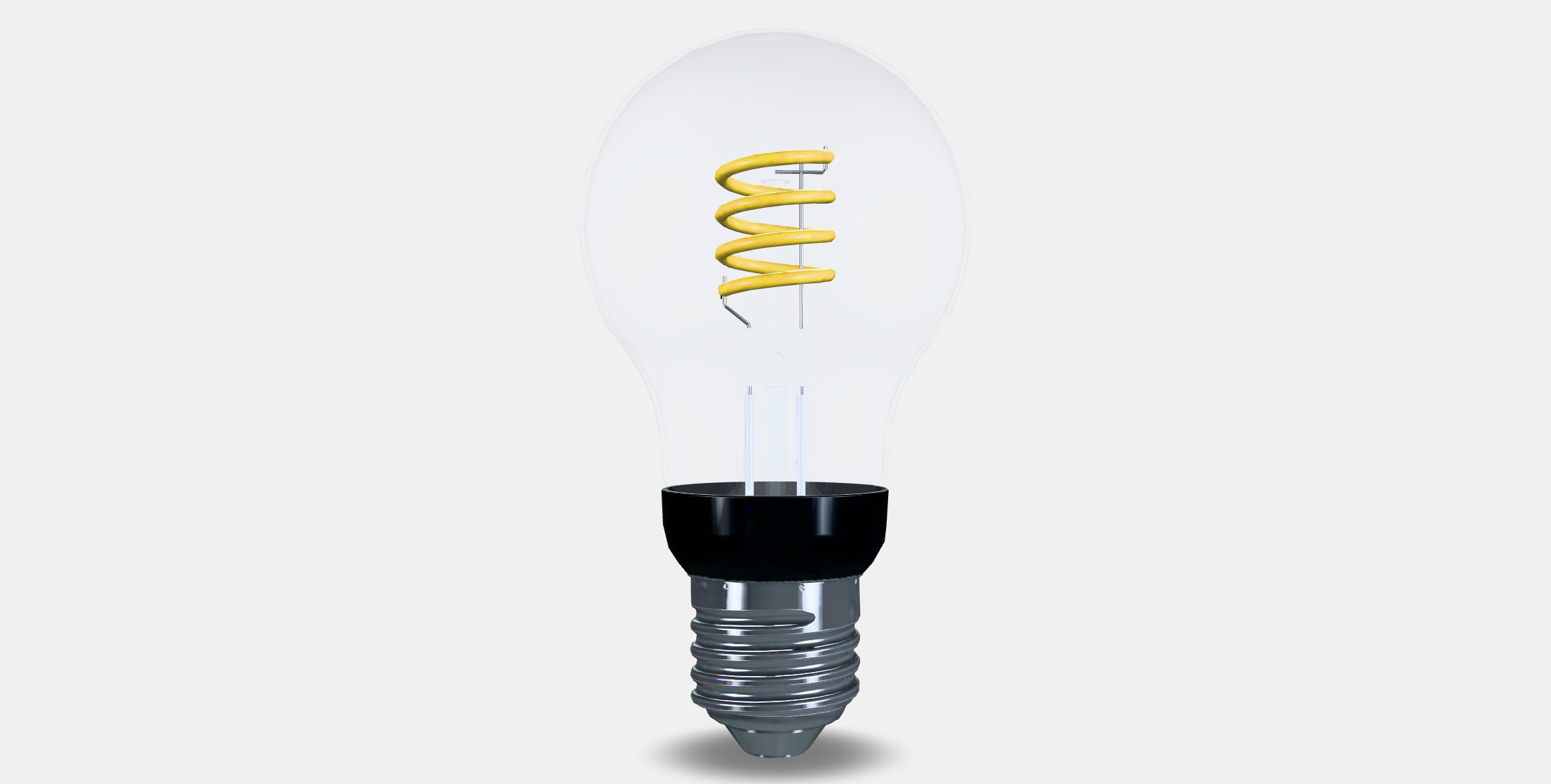 TRADFRI LED bulb E27 250 lumen Low-poly 3D model_14