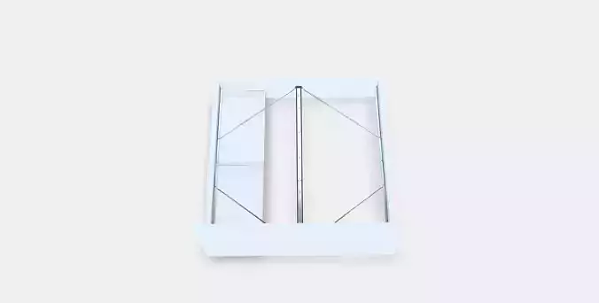 MALM Bed frame high w 2 storage boxes 7