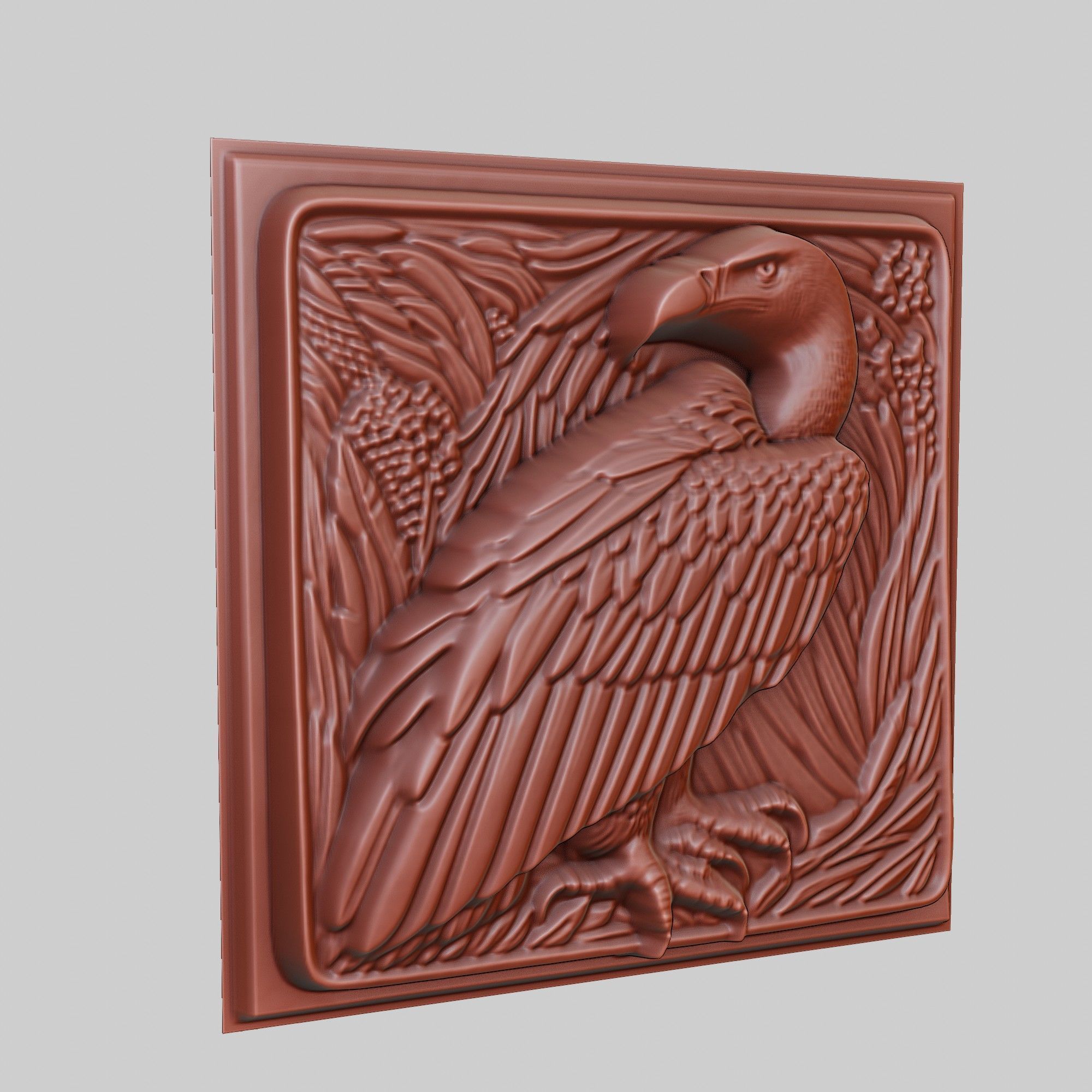 Vulture Animal 3D print model_3