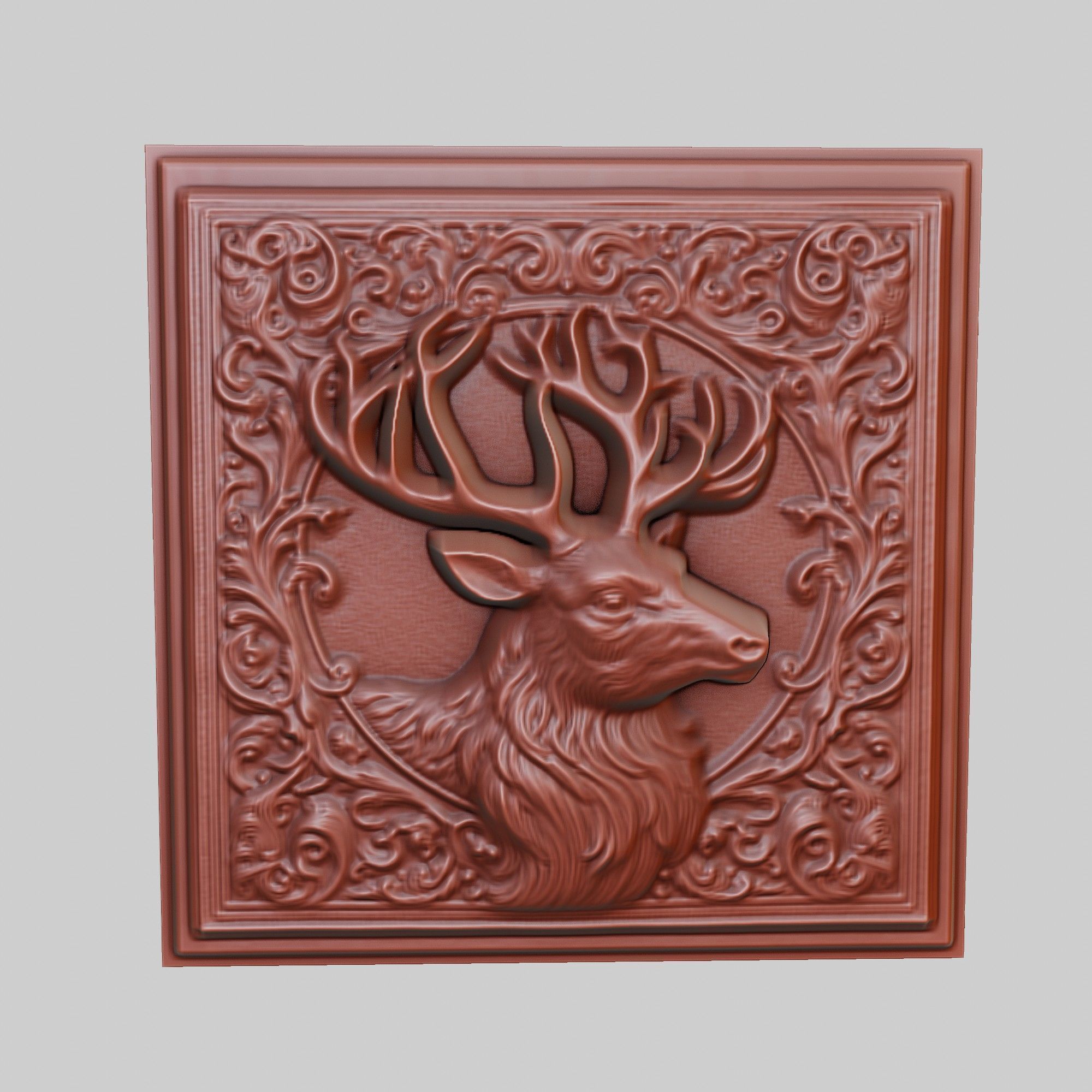 Fallow Deer Animal 3D print model_2