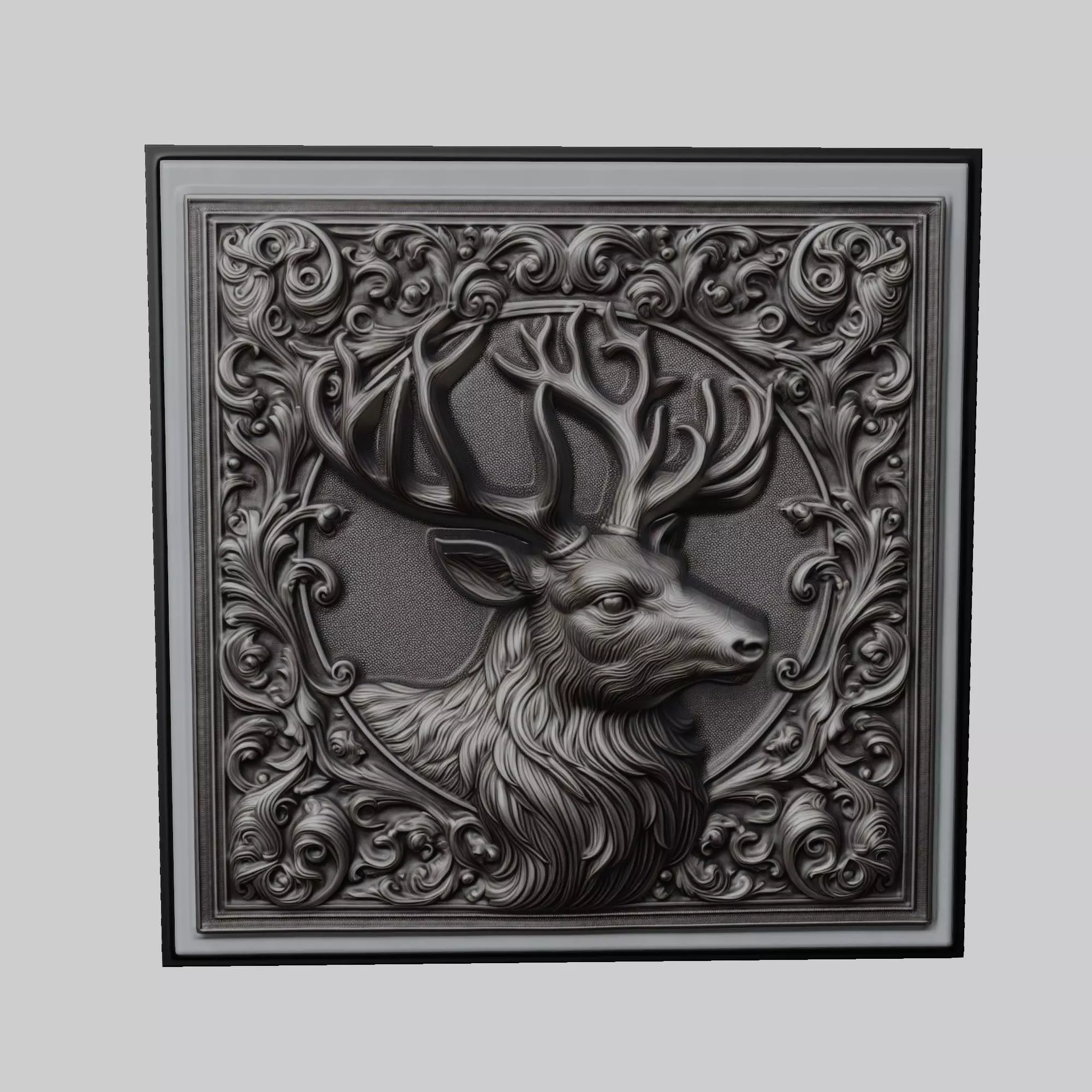 Fallow Deer Animal 3D print model_0