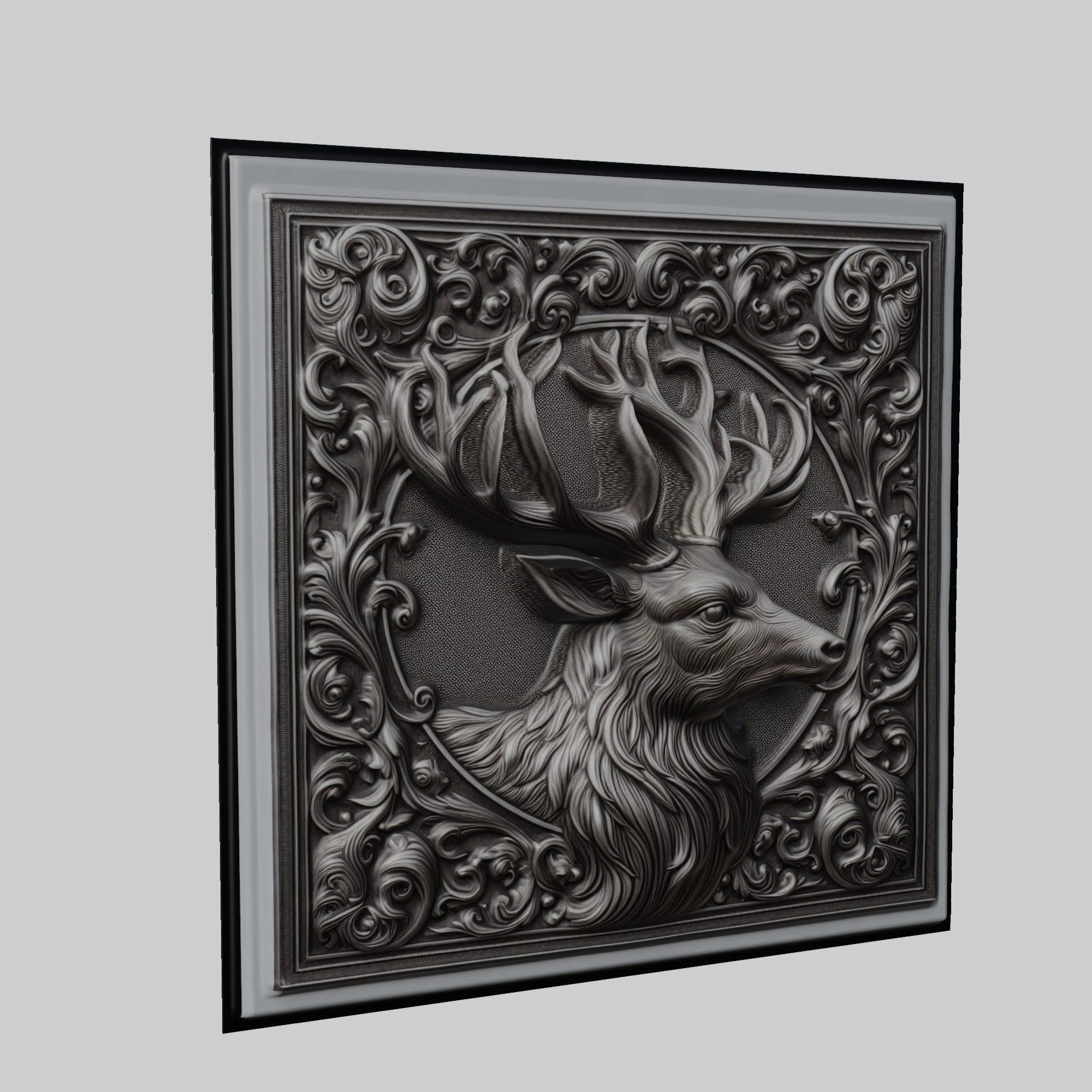 Fallow Deer Animal 3D print model_1