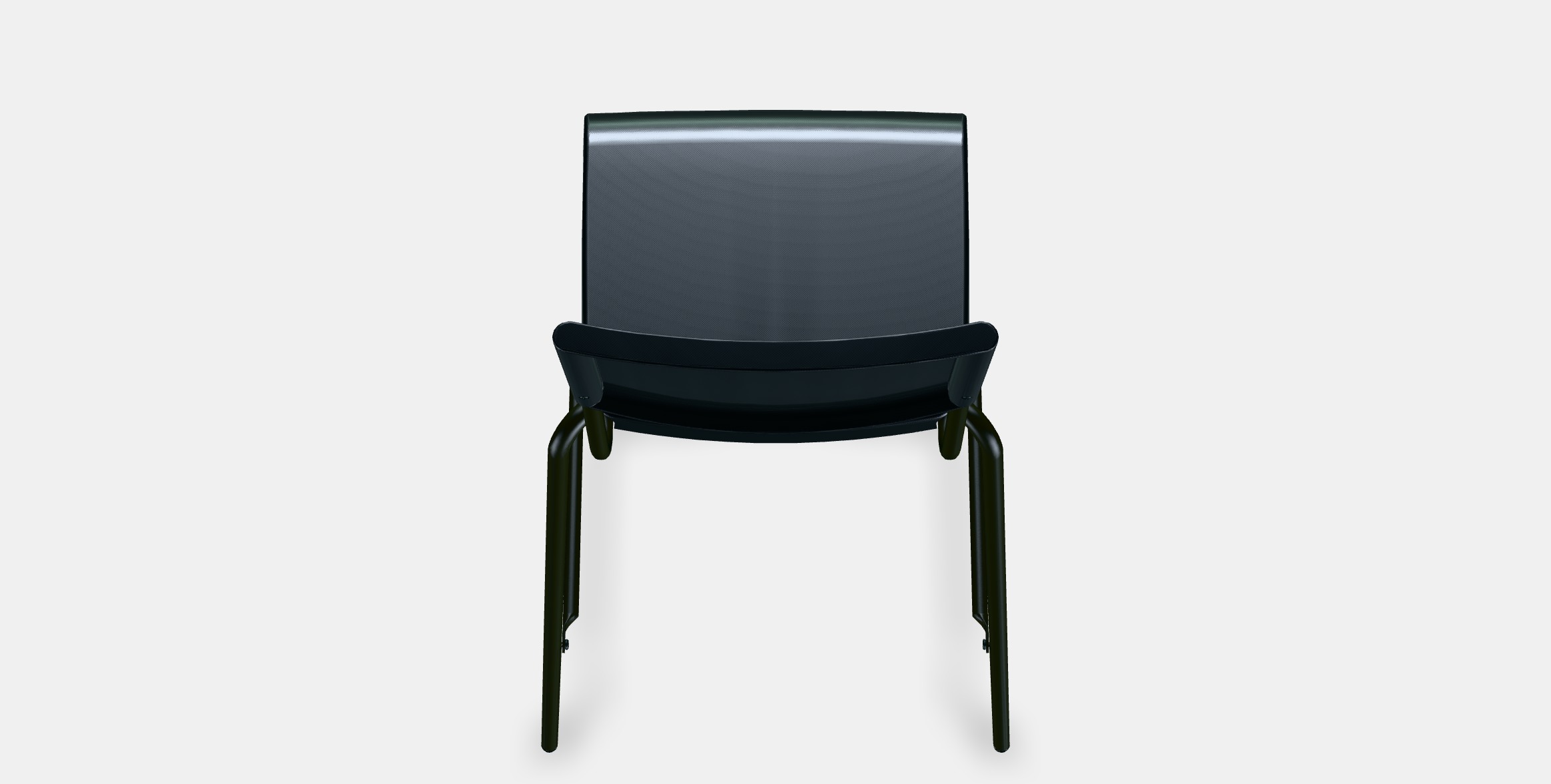 STIG Bar stool with backrest Low-poly 3D model_4