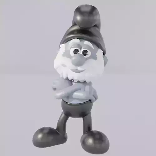 Don Messick - Papa Pitufo 3D model