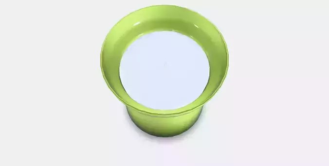 HEDERSAM Scented candle in glass Low-poly 3D model