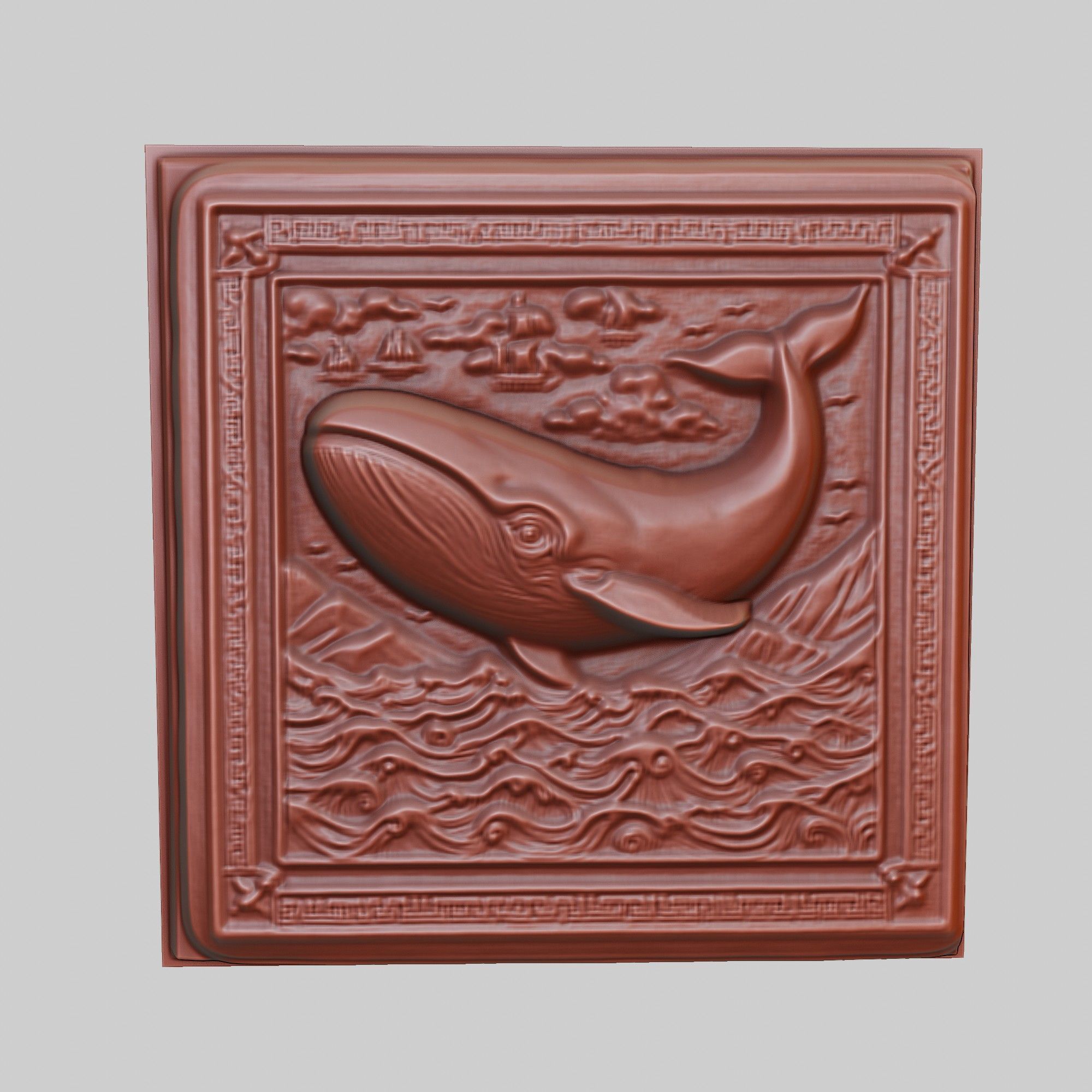 Whale Animal 3D print model_2