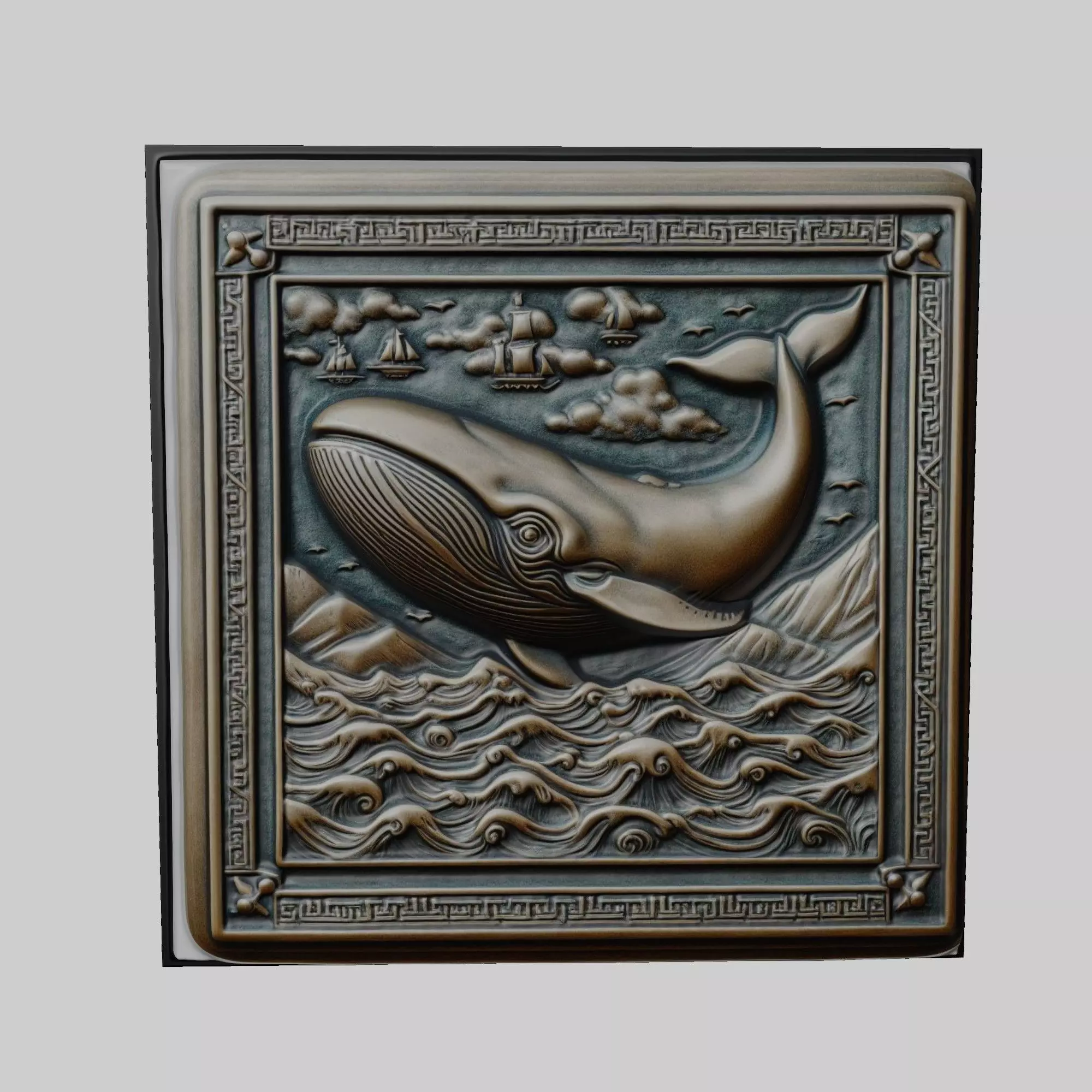 Whale Animal 3D print model_0