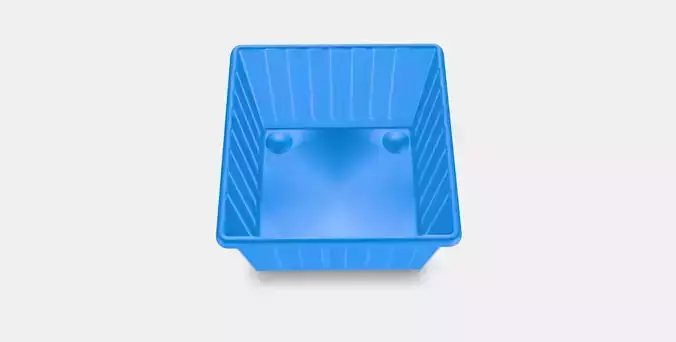 VESSLA Storage crate with castors