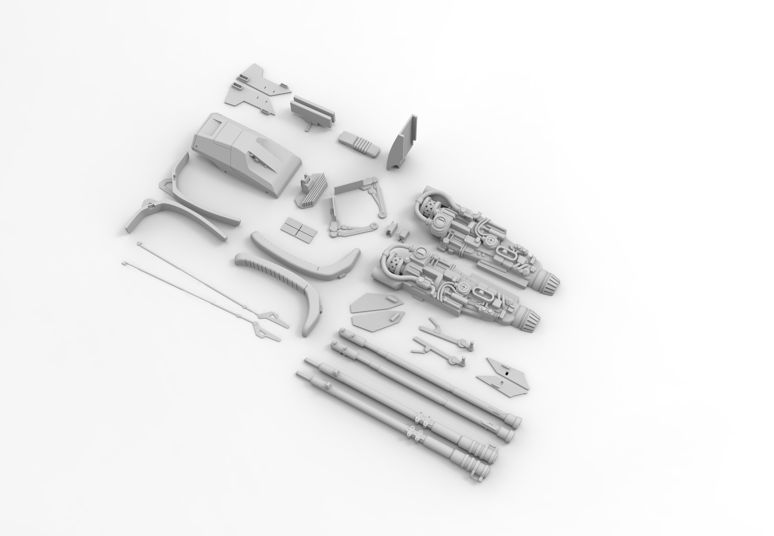 Star Wars book of Boba Fett Speeder bike 3D printing file 3D print model_4