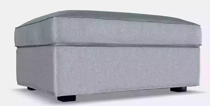 KIVIK Cover for footstool with storage Low-poly 3D model