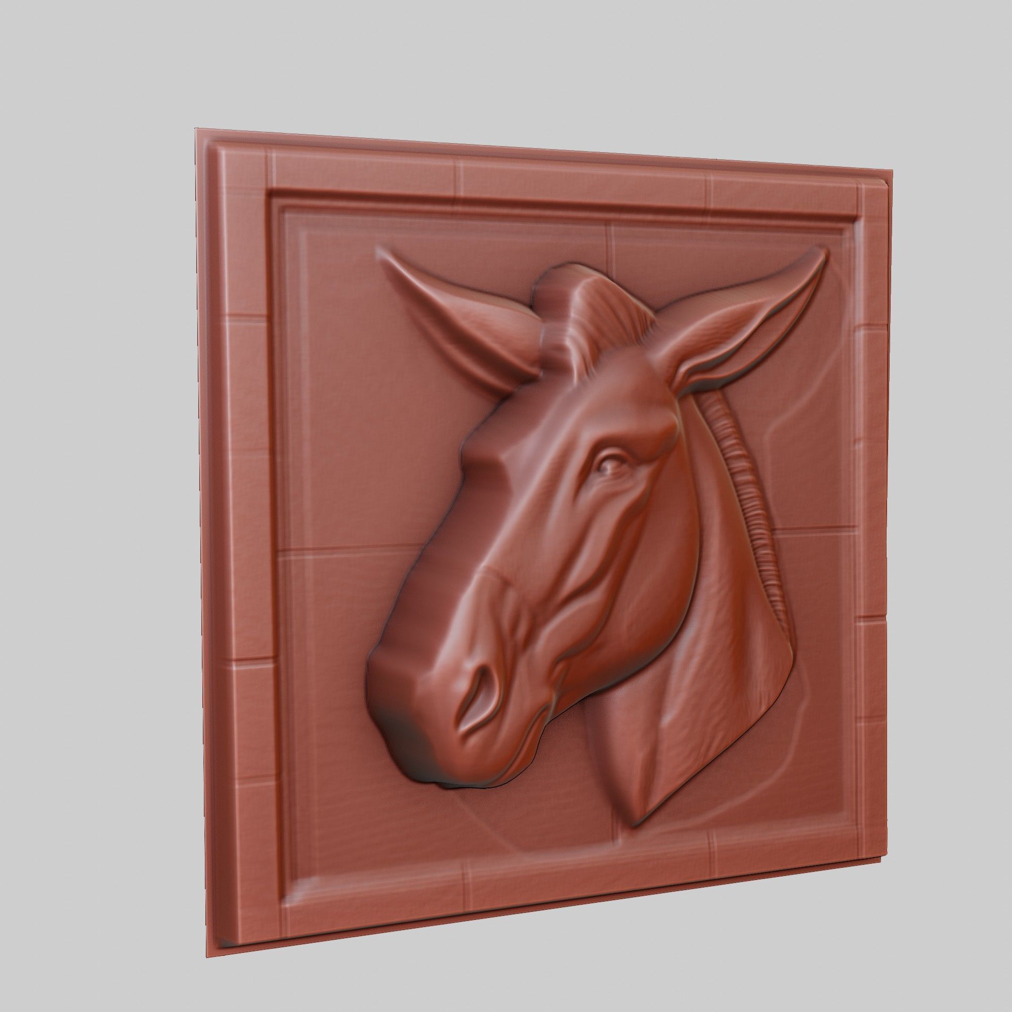 Donkey Animal 3D print model_3