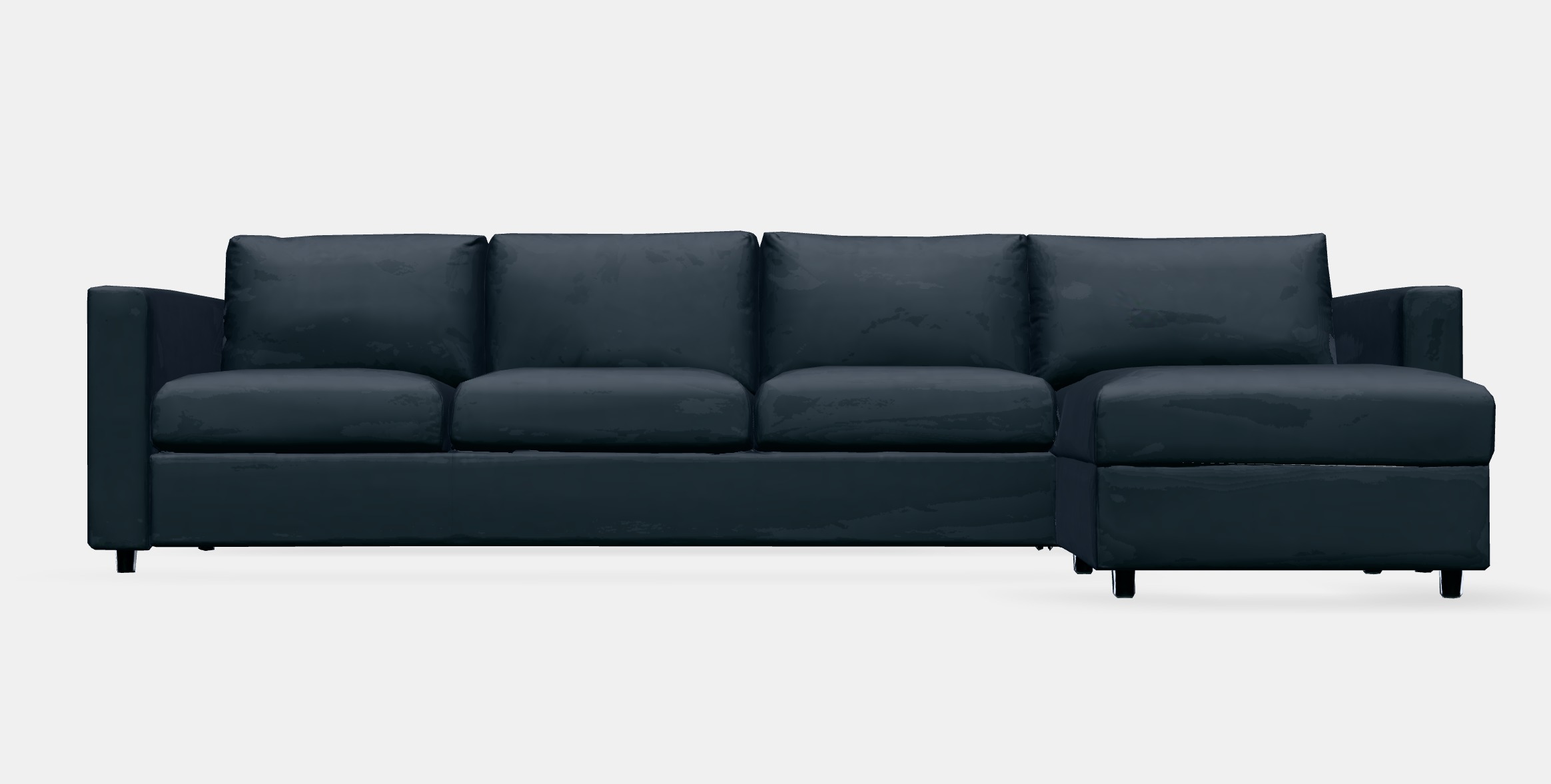 VIMLE Cover 4-seat sofa w chaise longue Low-poly 3D model_11