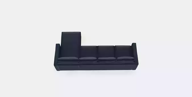 VIMLE Cover 4-seat sofa w chaise longue