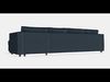 VIMLE Cover 4-seat sofa w chaise longue Low-poly 3D model_1