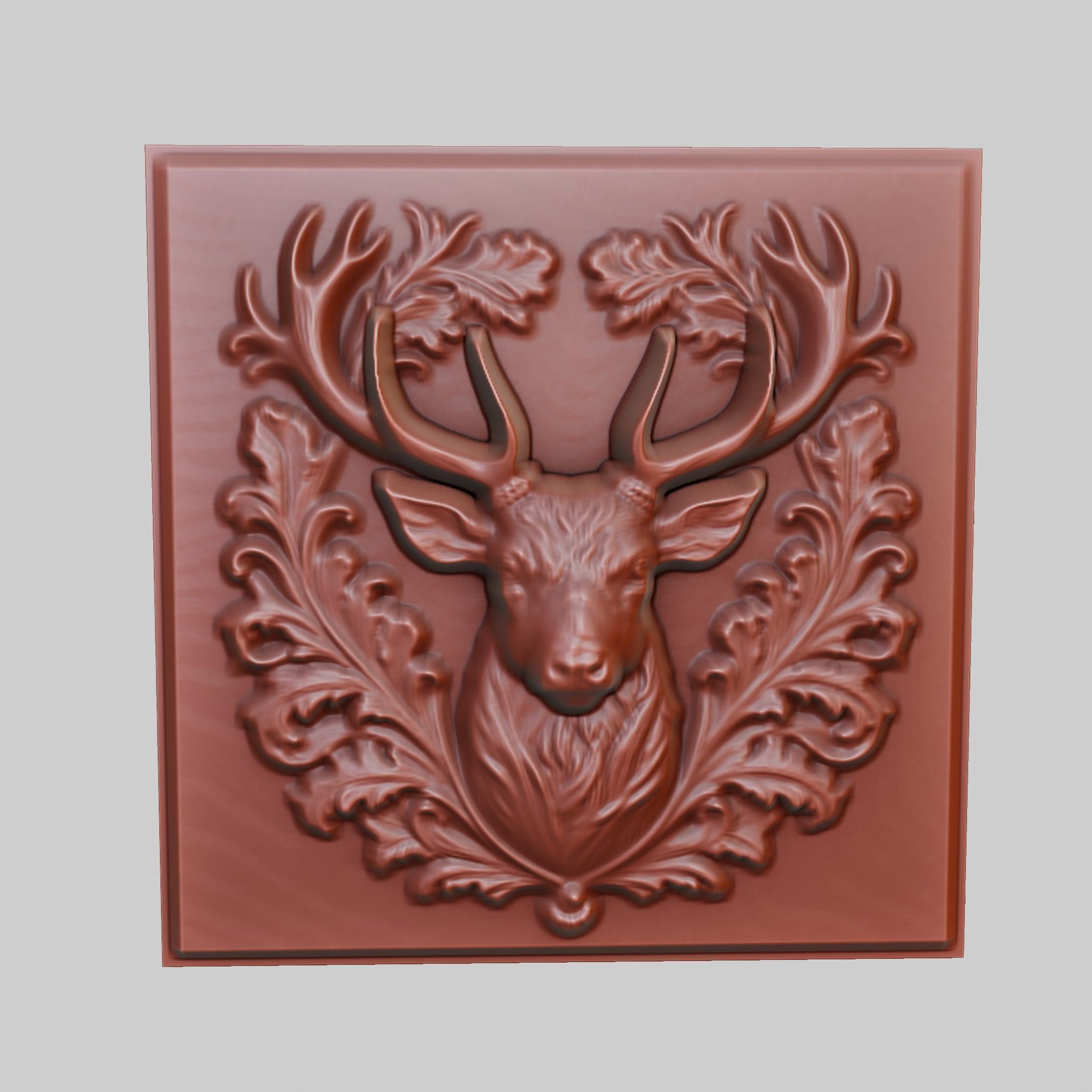Deer Animal 3D print model_2