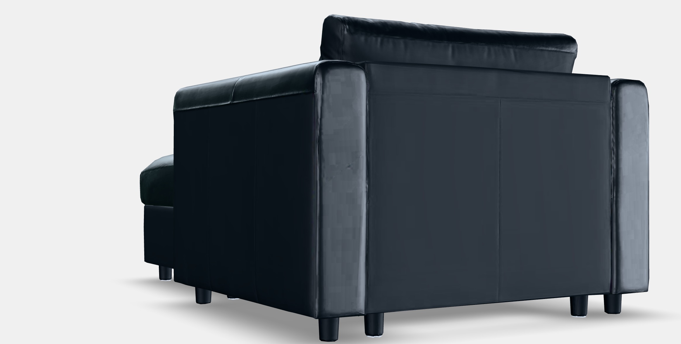 VIMLE Lounge chair 2 Low-poly 3D model_2