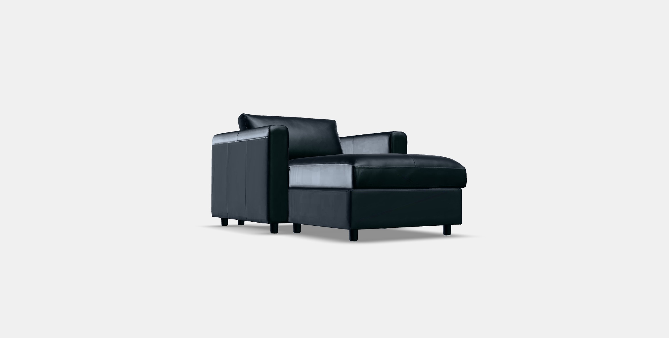 VIMLE Lounge chair 2 Low-poly 3D model_3