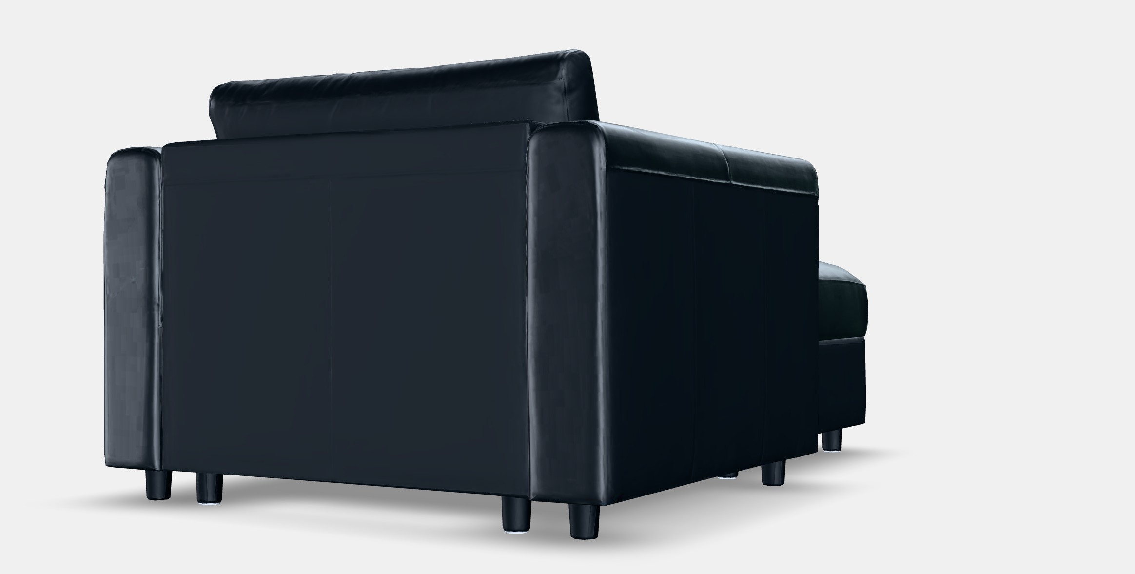 VIMLE Lounge chair 2 Low-poly 3D model_6