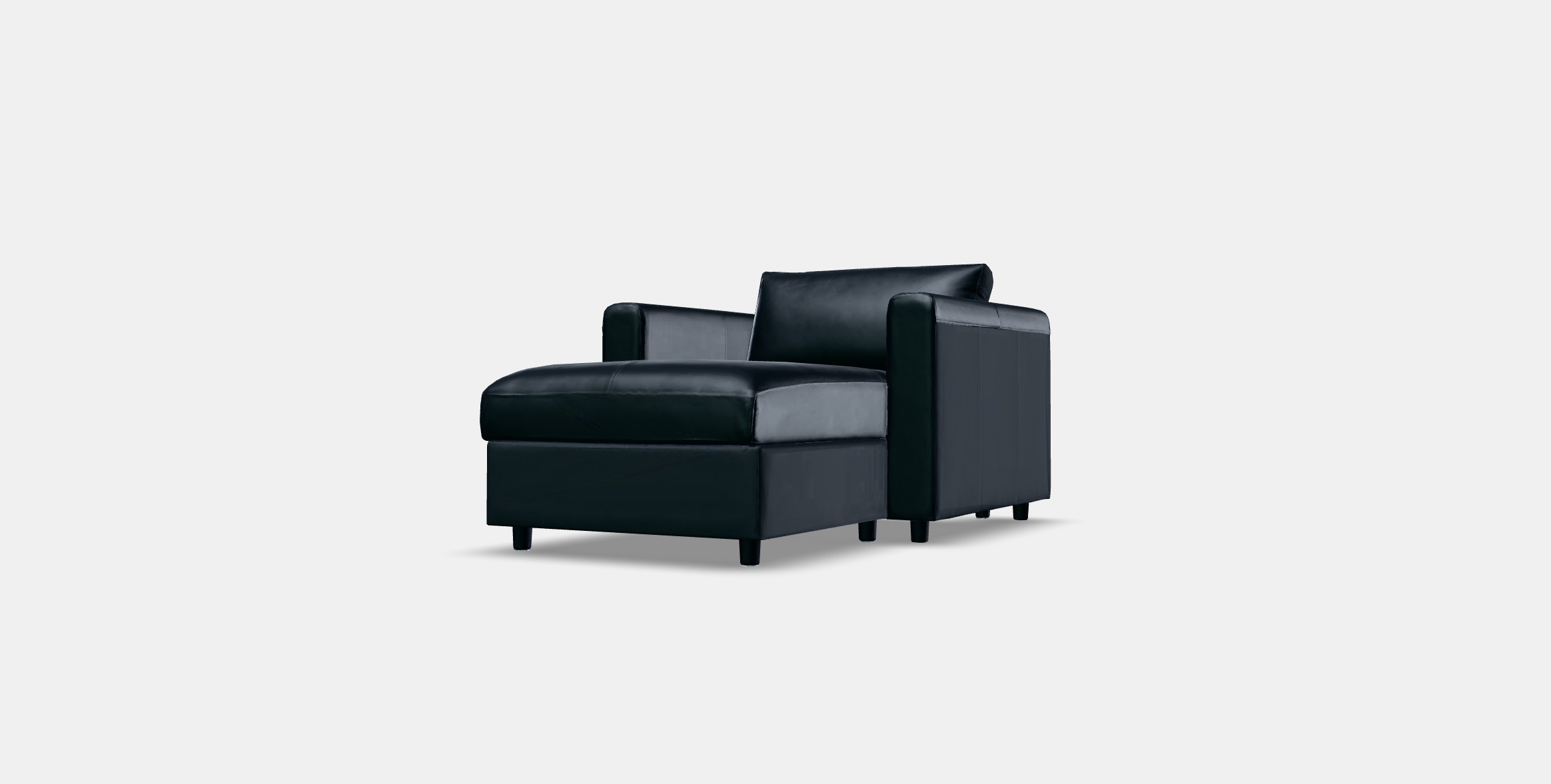 VIMLE Lounge chair 2 Low-poly 3D model_12