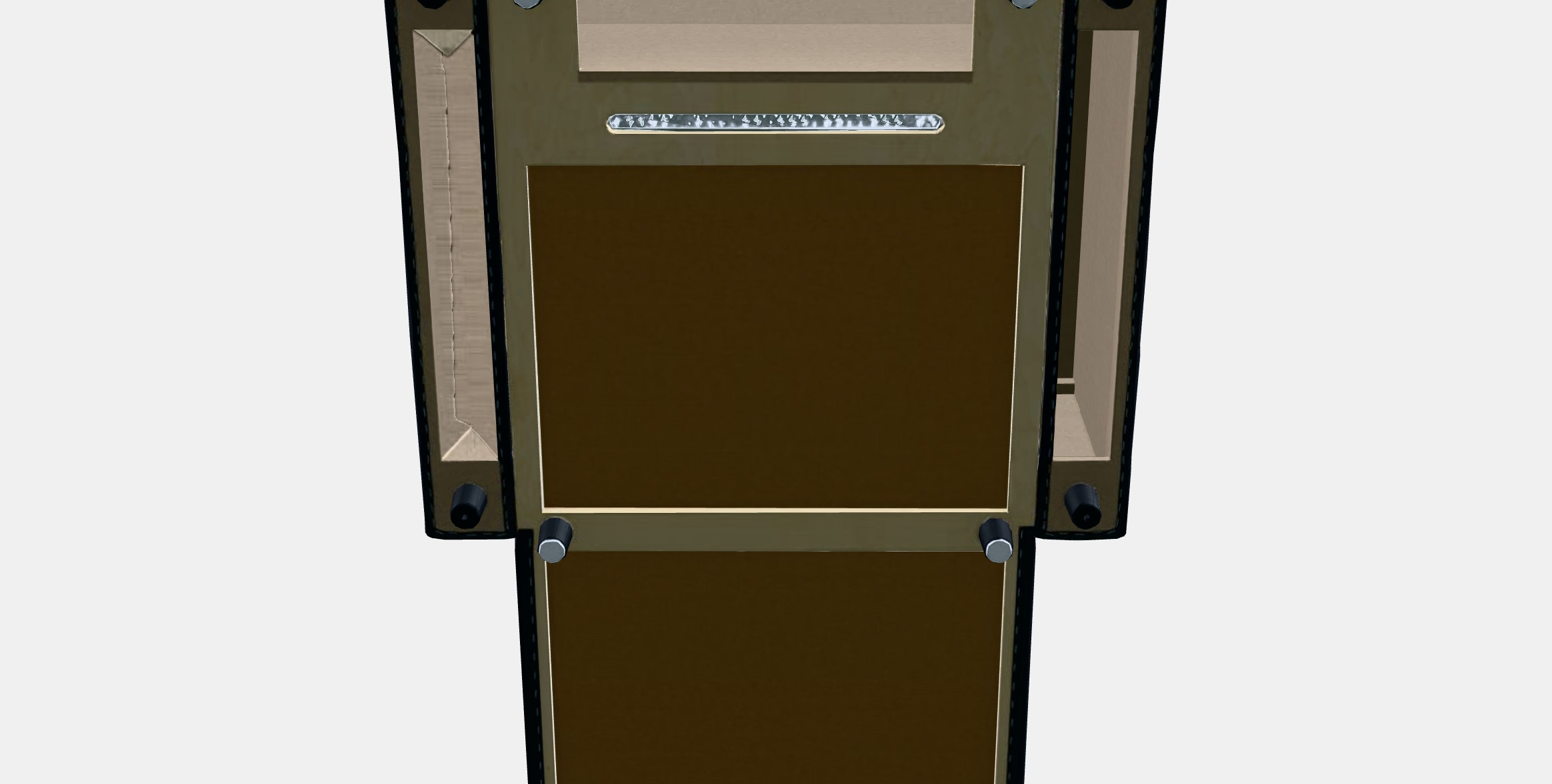 VIMLE Lounge chair 2 Low-poly 3D model_8