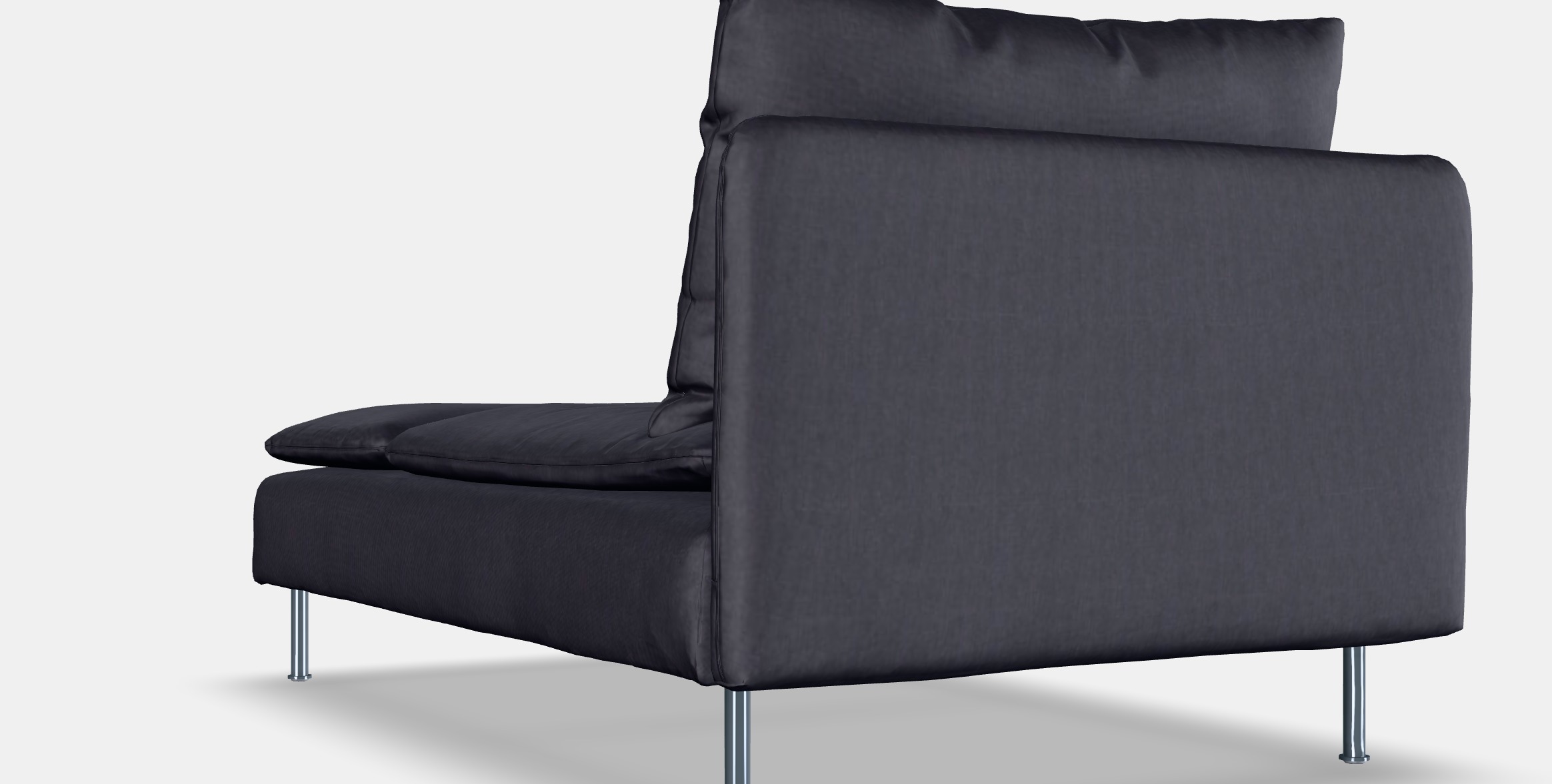 SODERHAMN Lounge chair 3 Low-poly 3D model_3