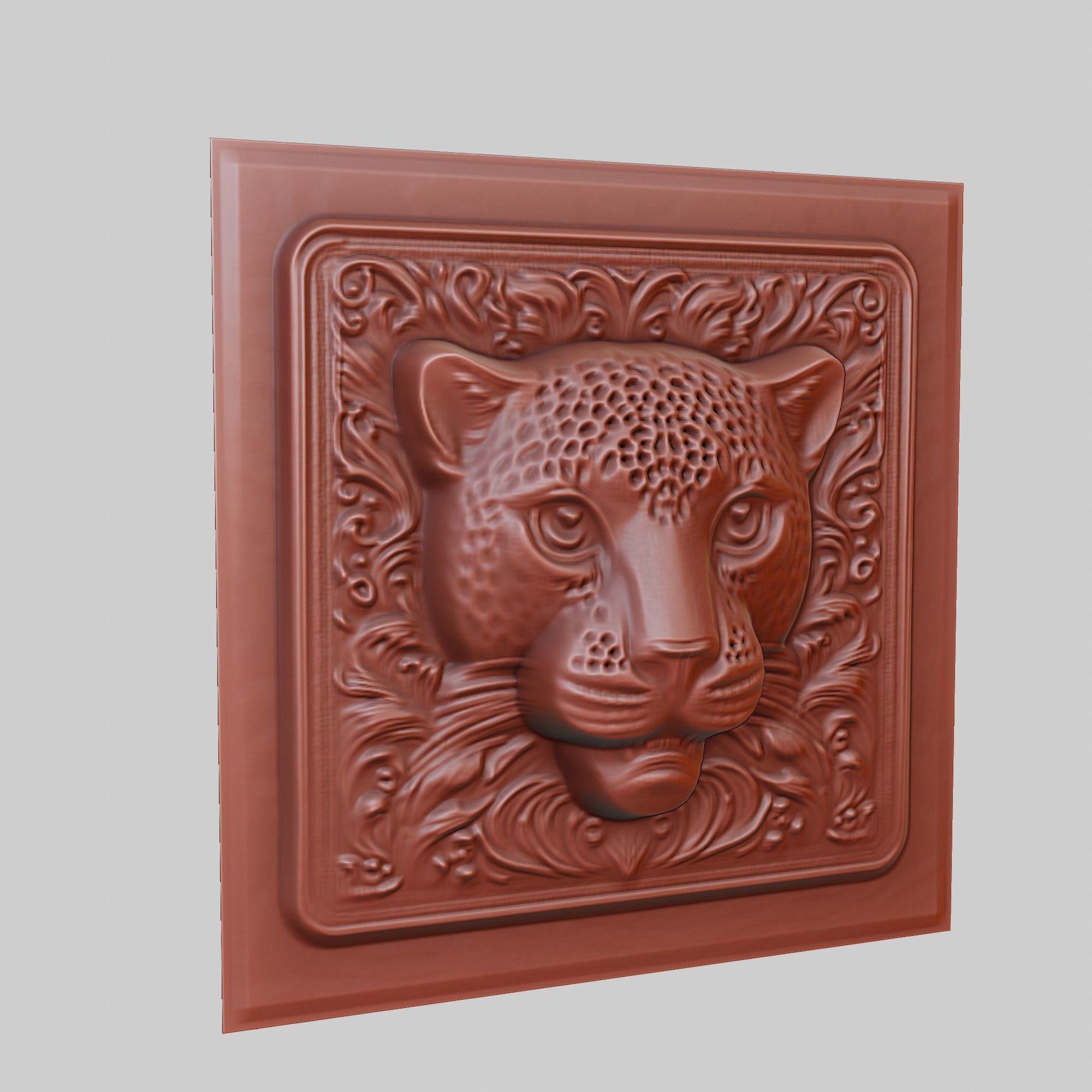 Jaguar Animal 3D print model_3