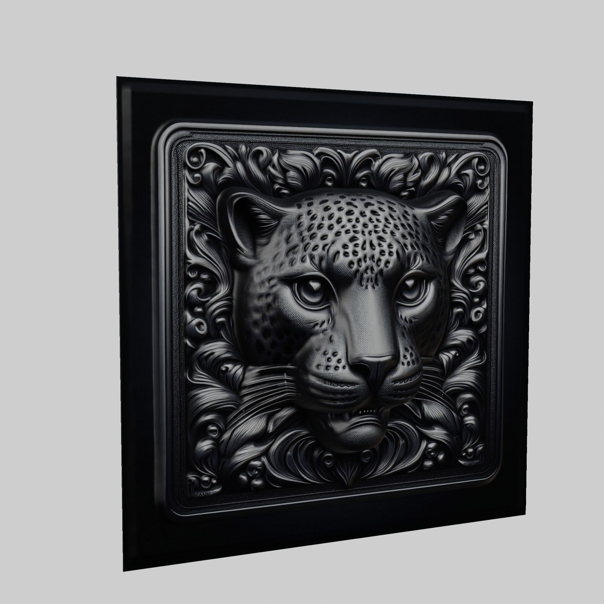 Jaguar Animal 3D print model_1