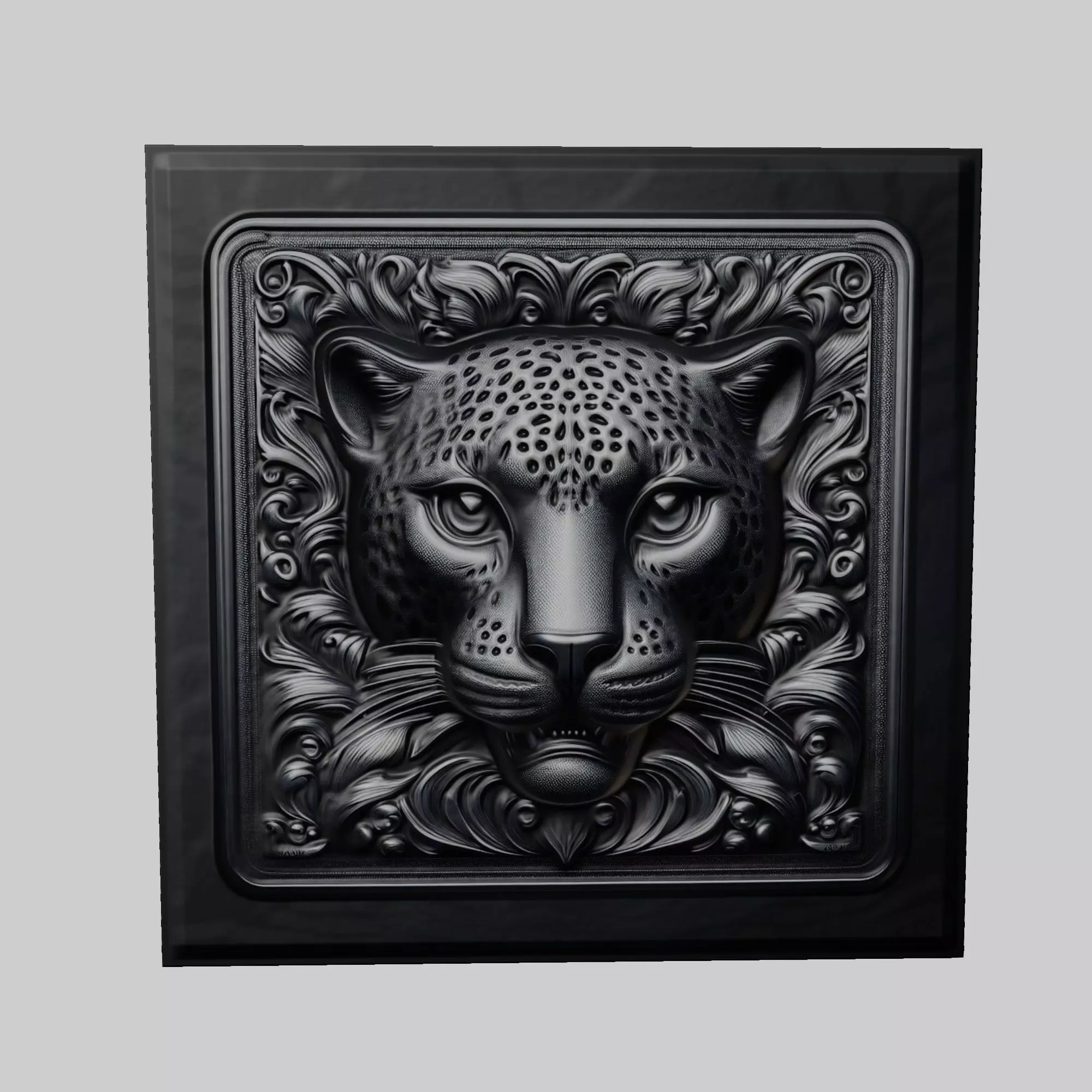 Jaguar Animal 3D print model_0