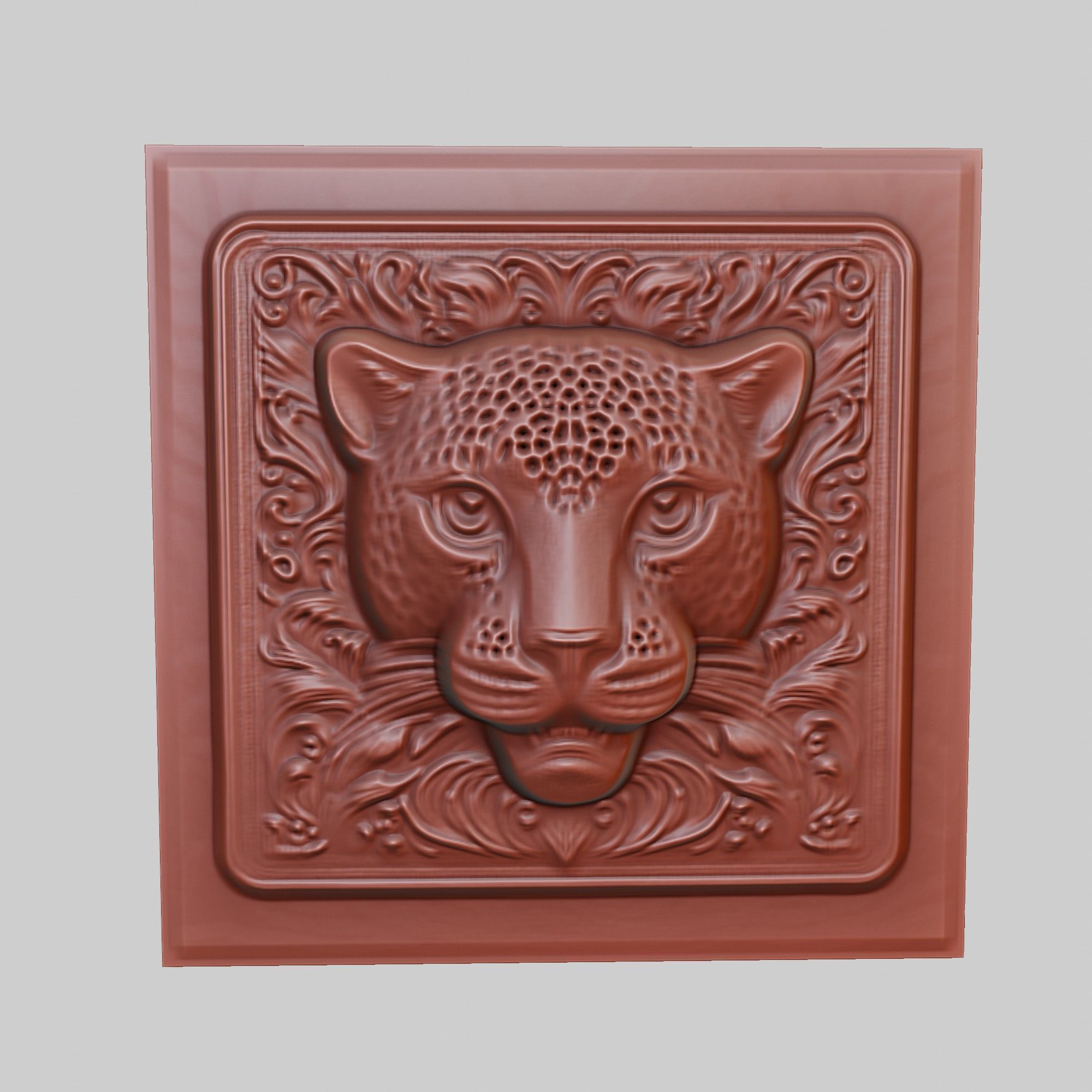 Jaguar Animal 3D print model_2