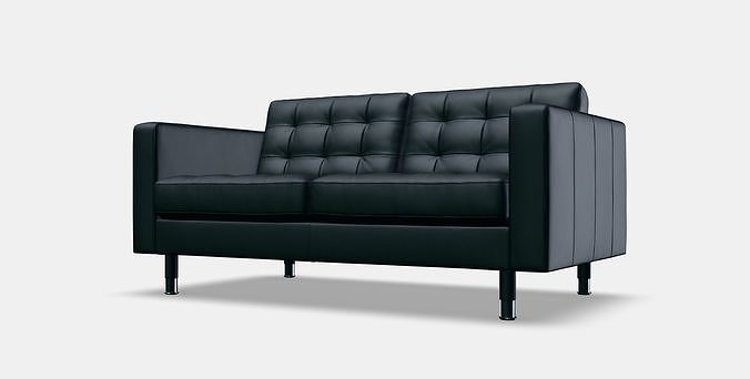 LANDSKRONA Two-seat sofa 1 Low-poly 3D model