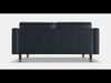 LANDSKRONA Two-seat sofa 1 Low-poly 3D model_1