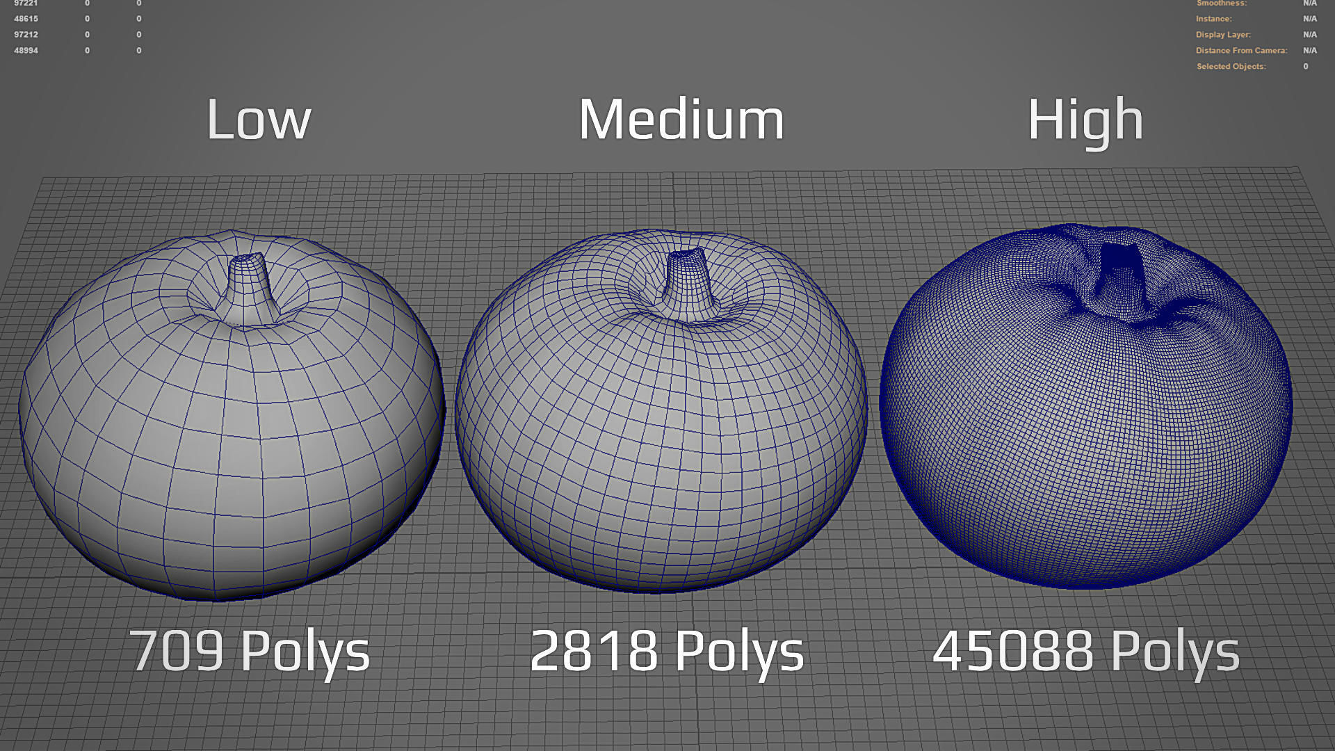 Pumpkin for Halloween - Squash 3D Model Low-poly 3D model_2