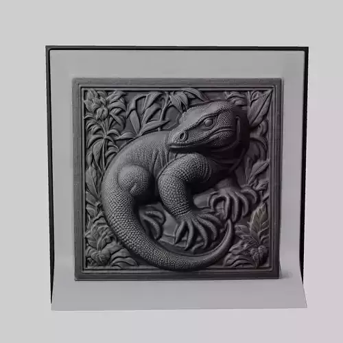 Komodo Dragon Animal 3D print model