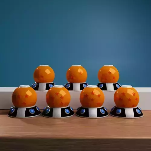 Dragon Balls Pen Holder 3D print model