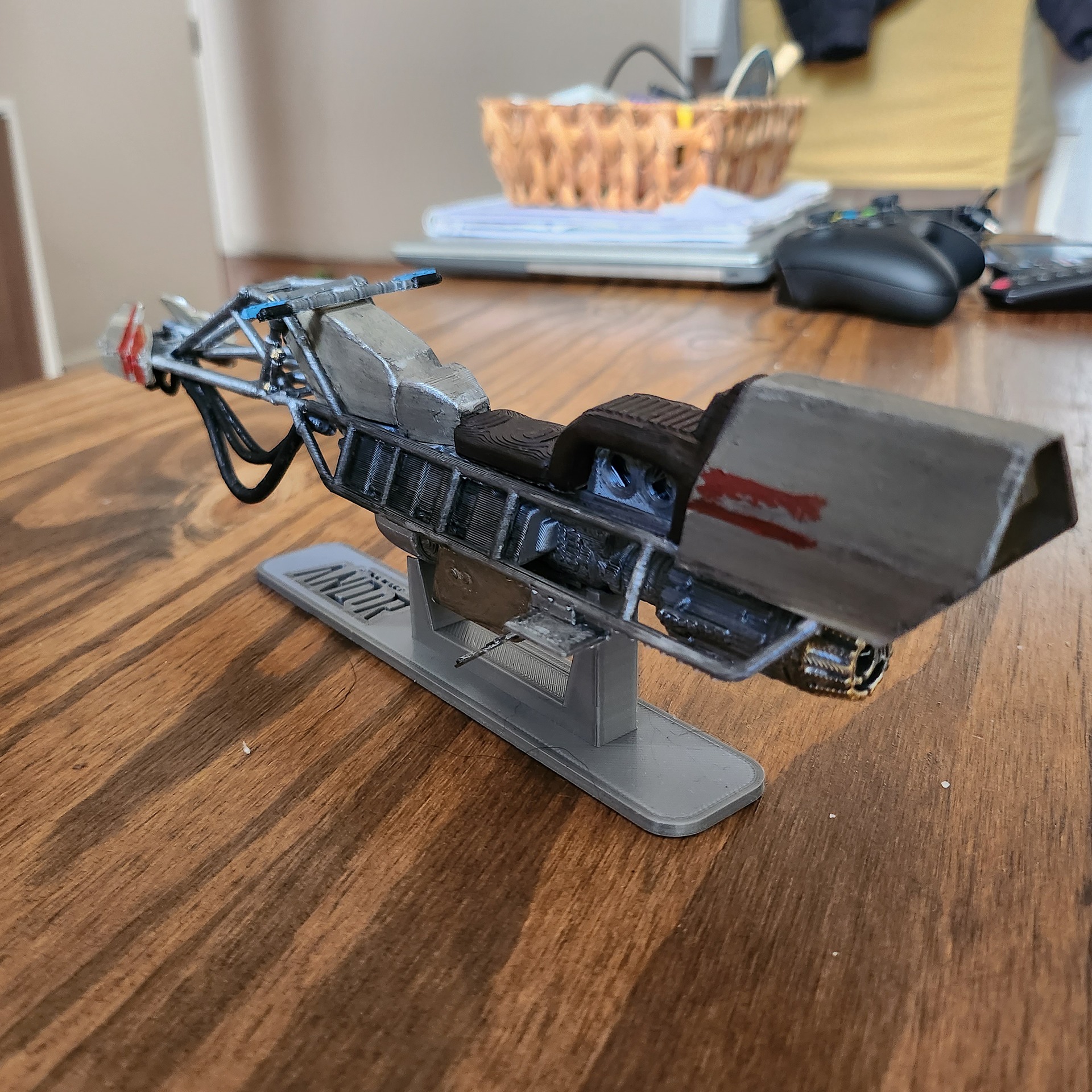 Star Wars Andor speeder bike 3D printing file 3D print model_3