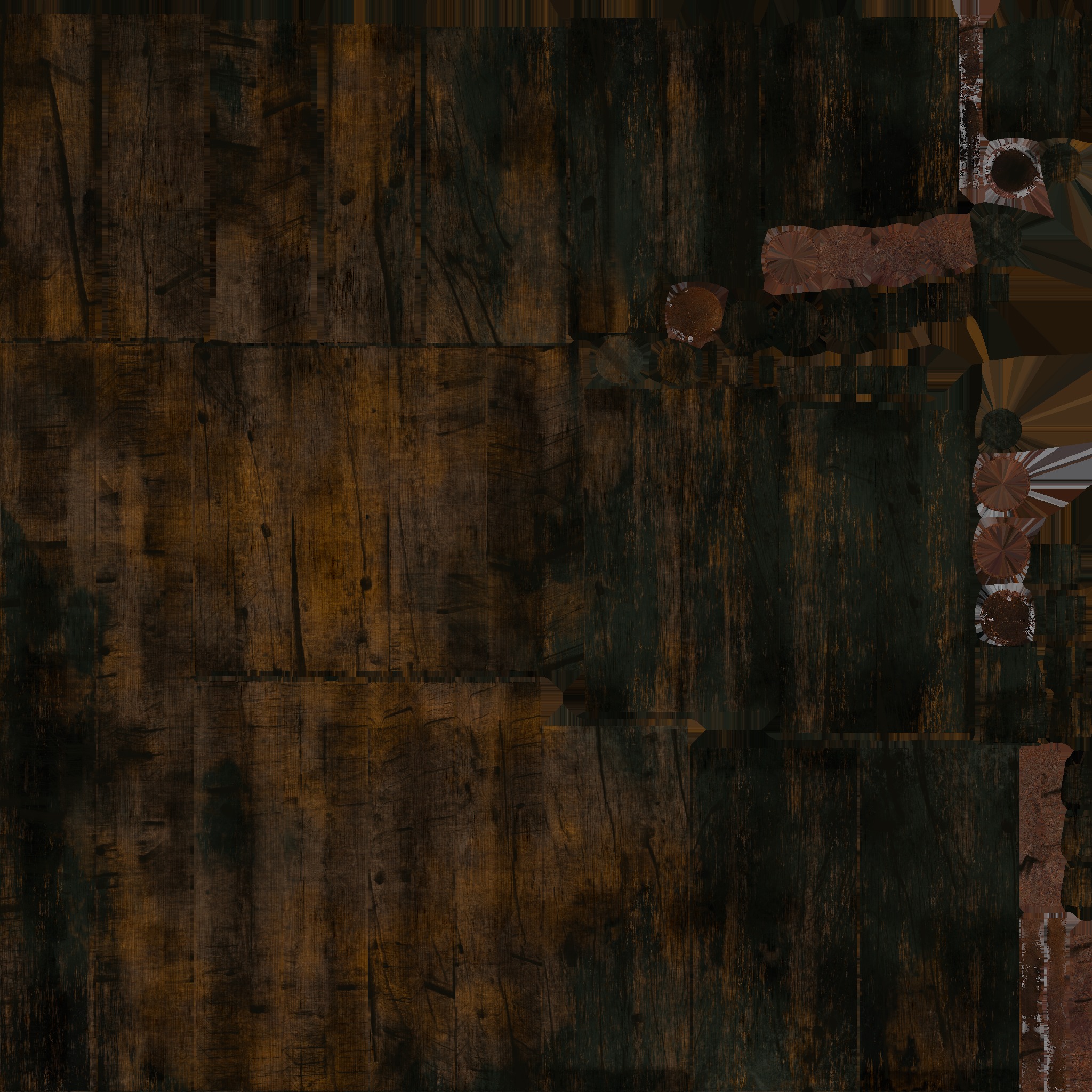 wood dock 02 3D model_6