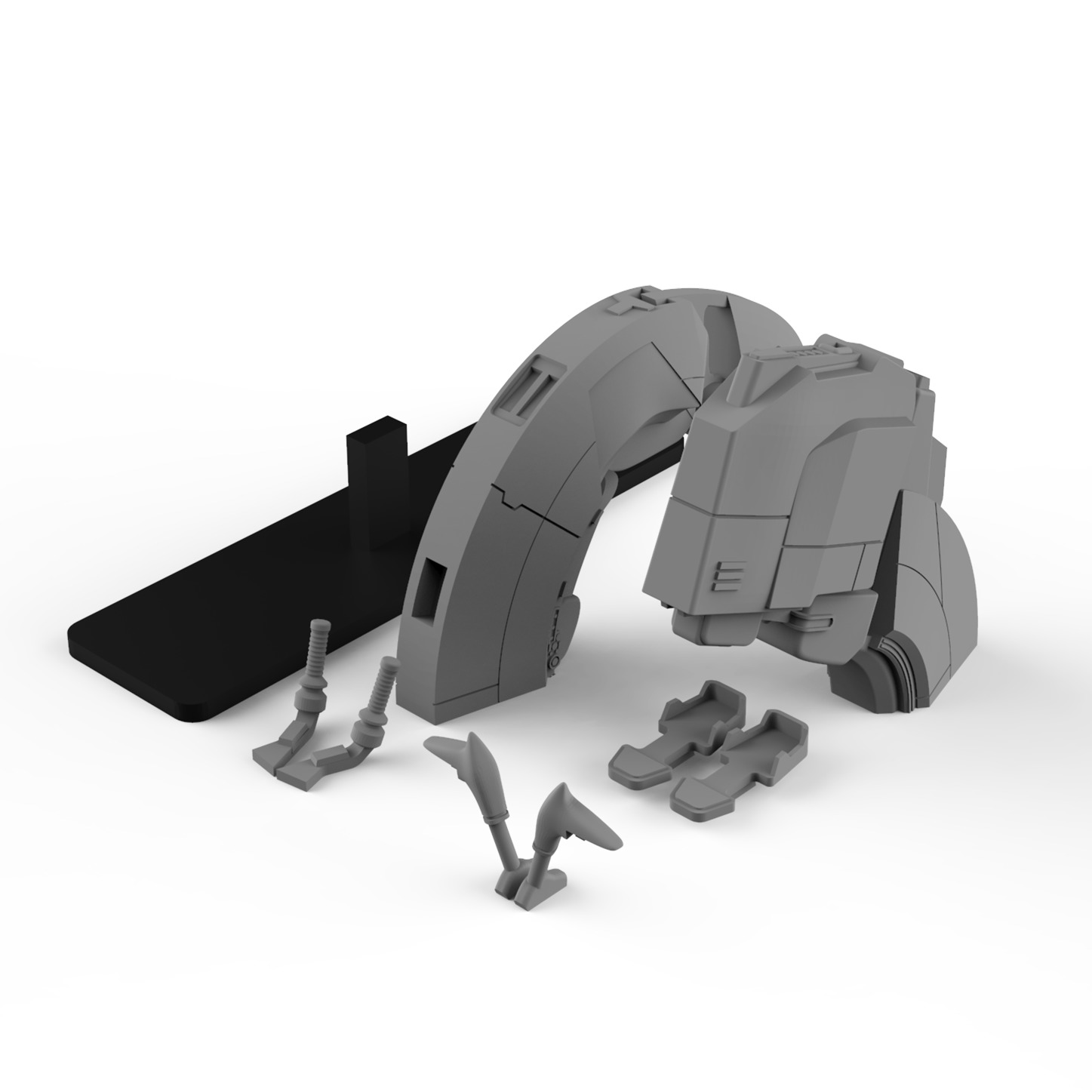 Star Wars Episode 1 Sith Speeder Bike 3D Printing file 3D print model_3