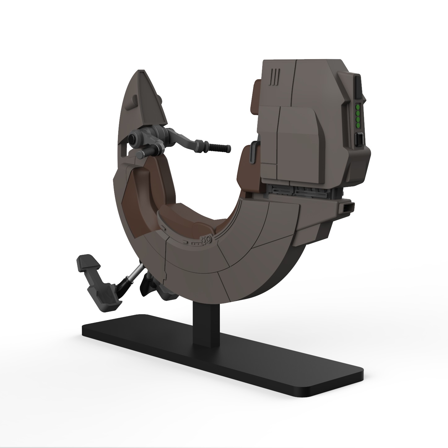 Star Wars Episode 1 Sith Speeder Bike 3D Printing file 3D print model_1